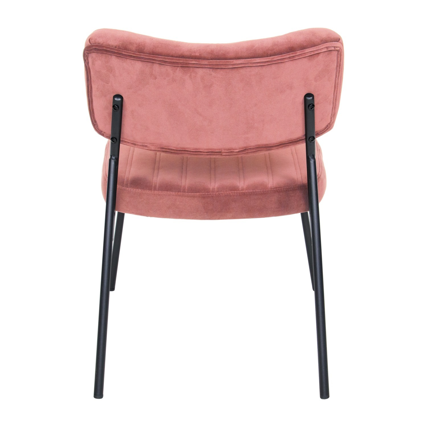 Marilane Velvet Accent Chair Metal Legs Pink - image-9