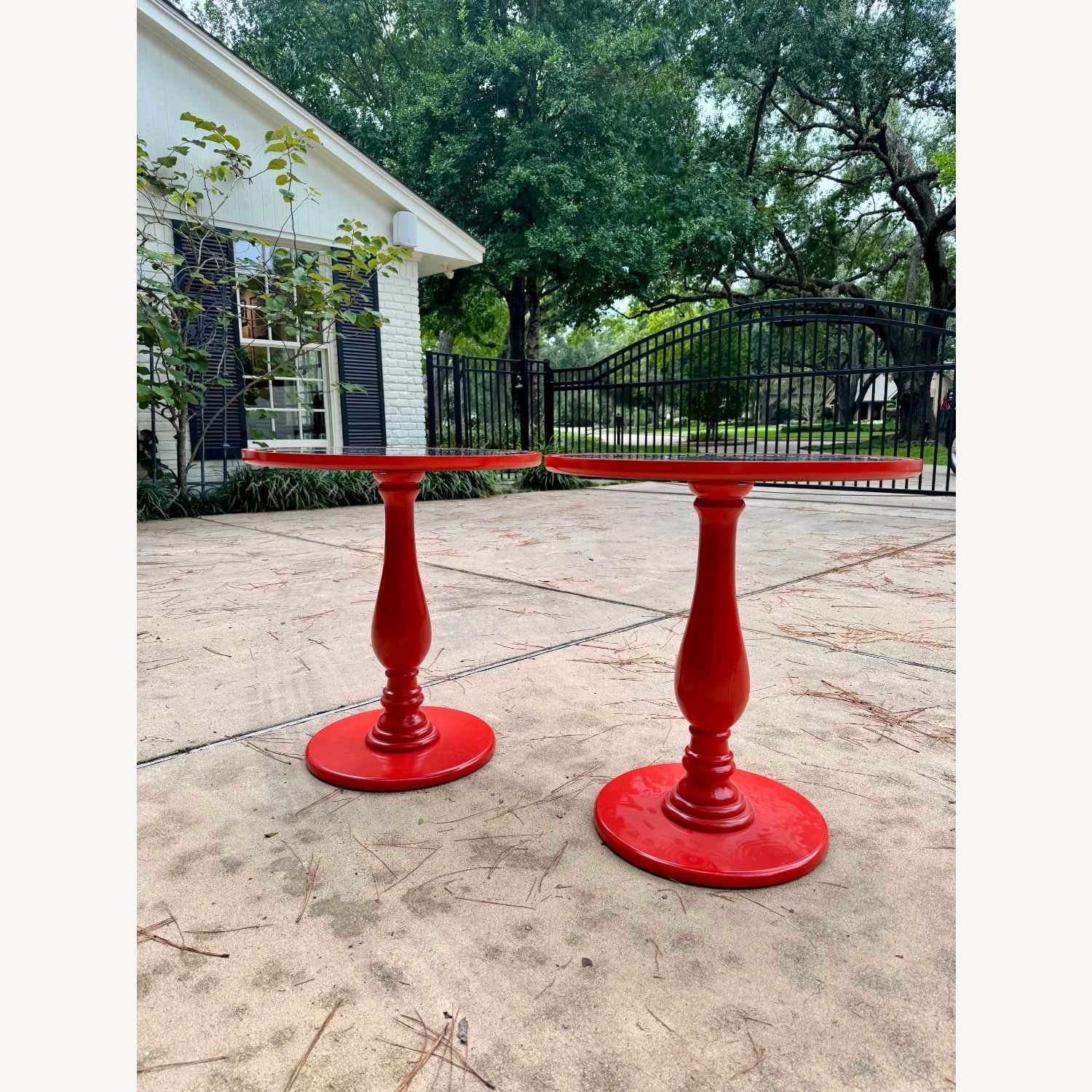 Round Mirrored Side Tables 2 - image-2