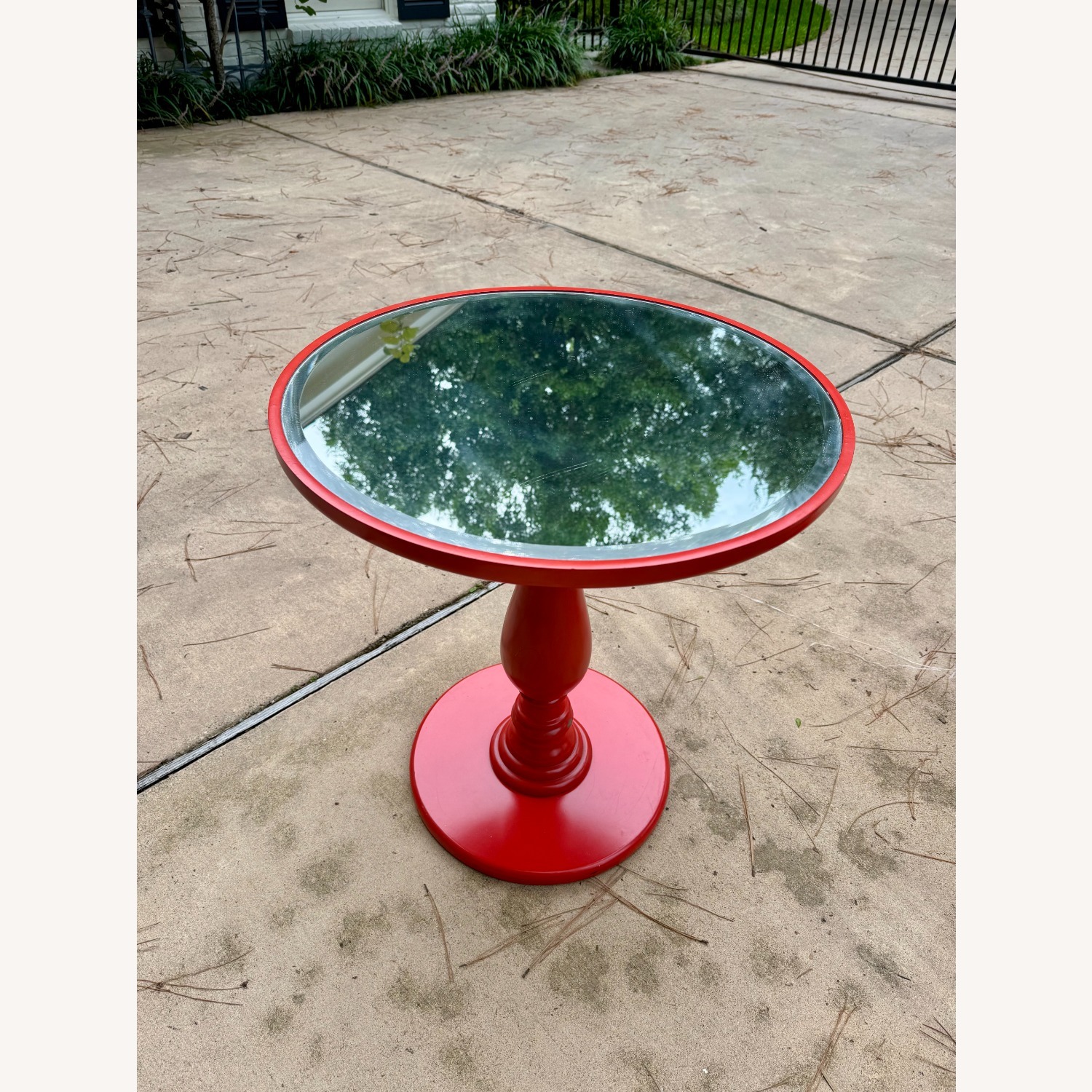 Round Mirrored Side Tables 2 - image-5
