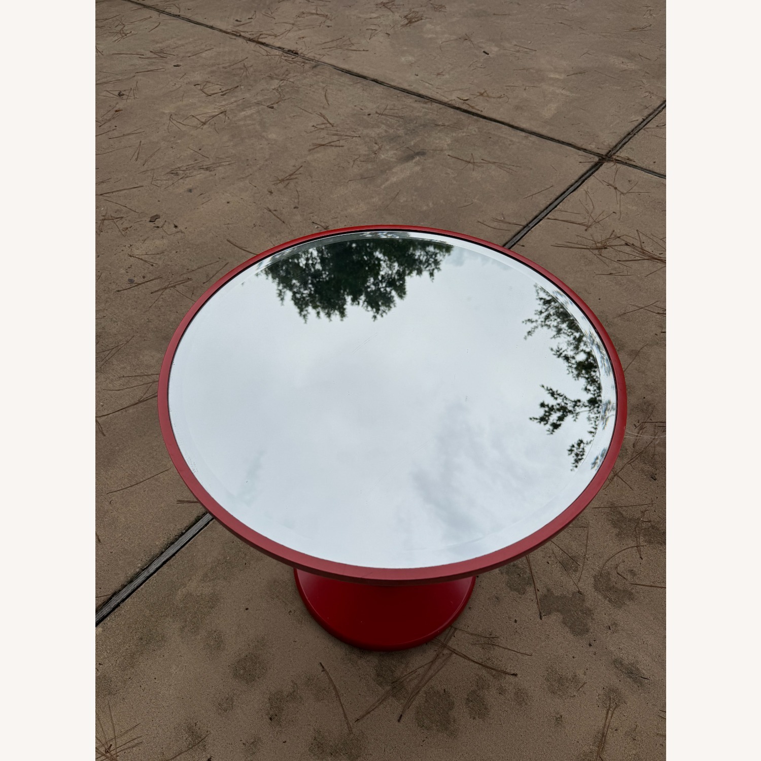 Round Mirrored Side Tables 2 - image-3
