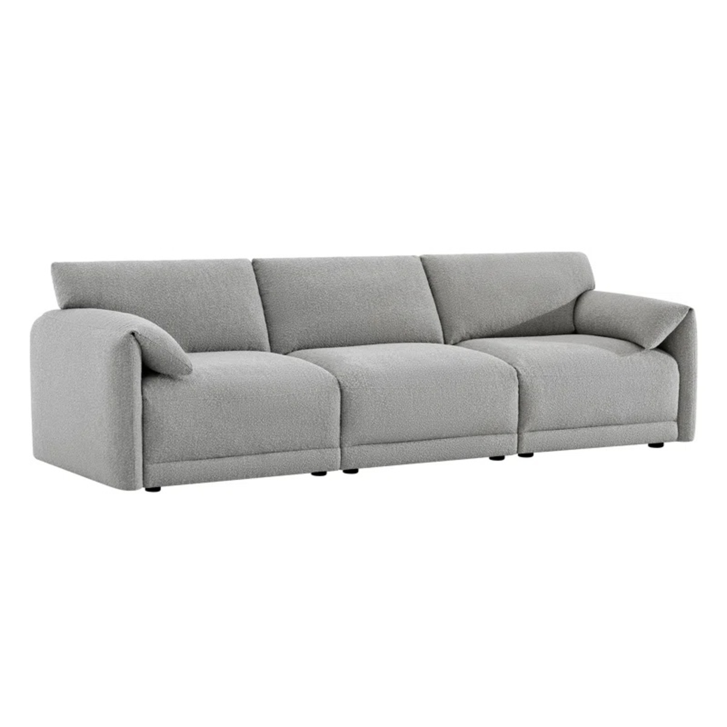Wayfair Bodhild 115.7'' Boucle 3-Piece Modular Sofa - image-7