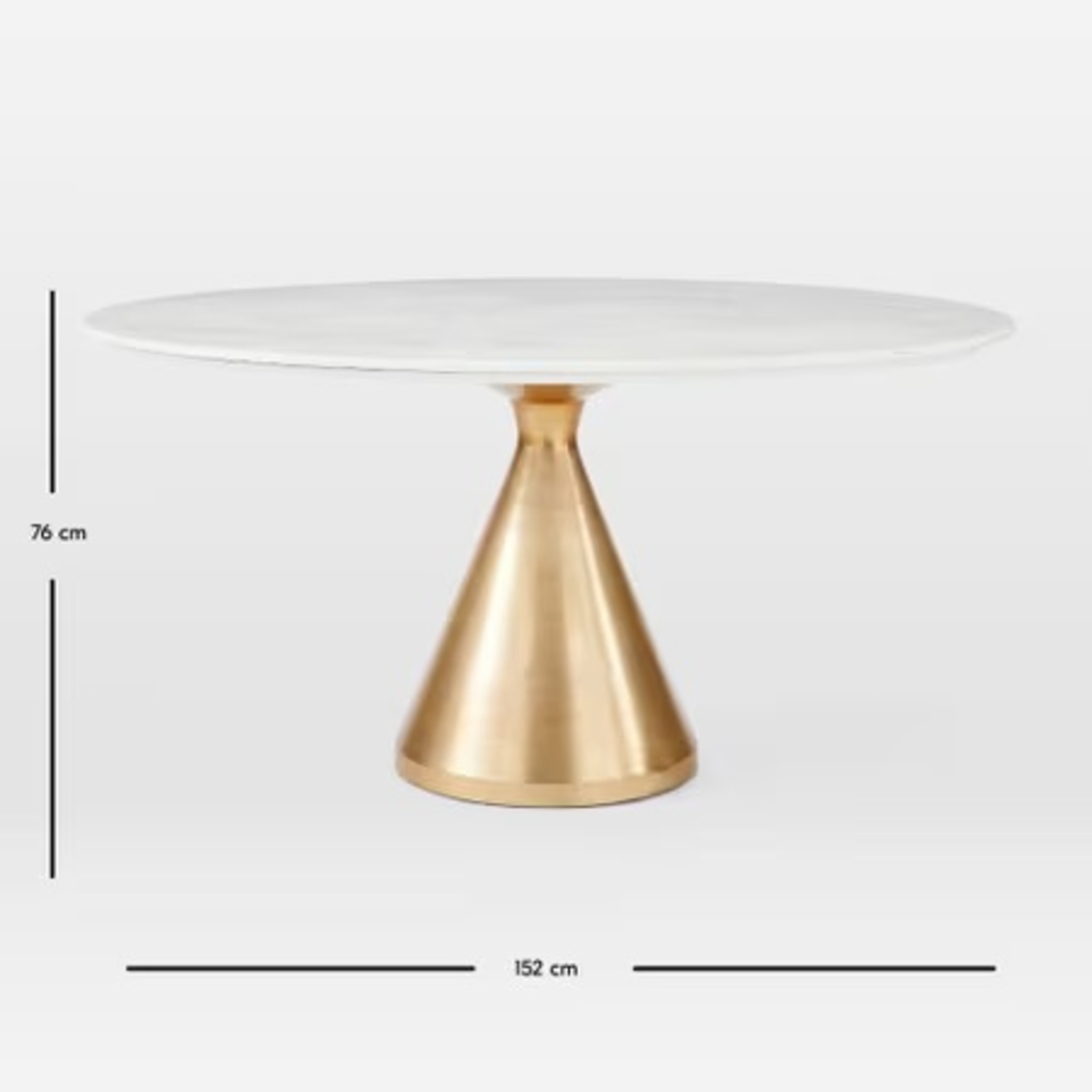 West Elm Marble Round Table 44" - image-5