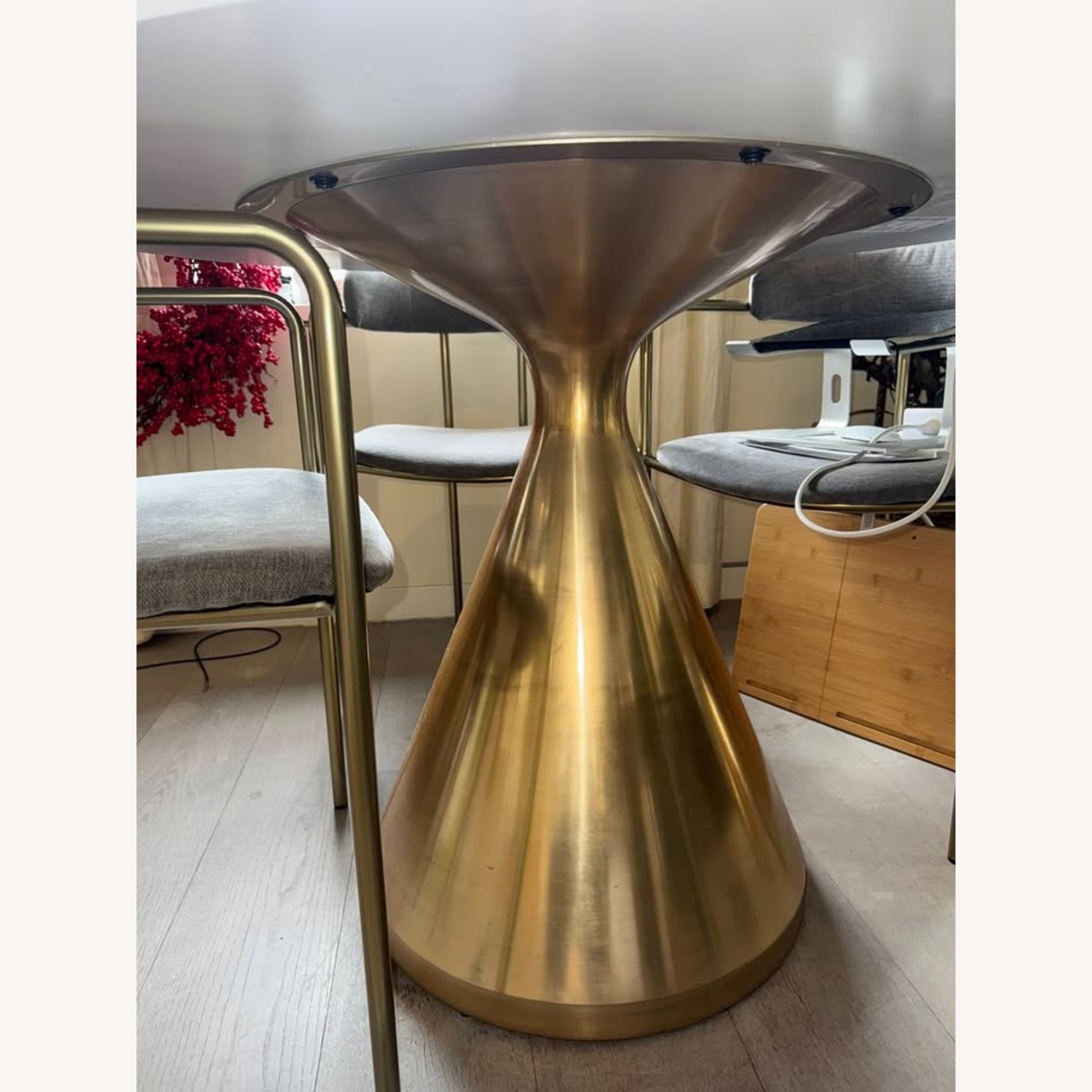 West Elm Marble Round Table 44" - image-3