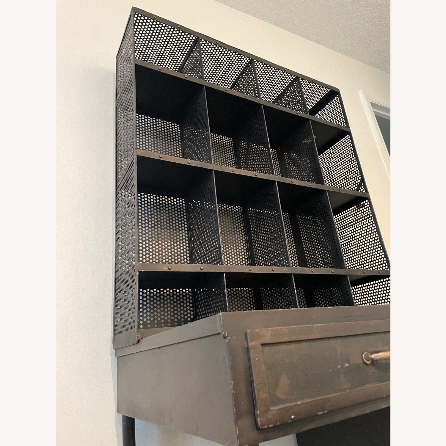 Restoration Hardware Vintage Apothecary Shop Desk with Hutch - image-6