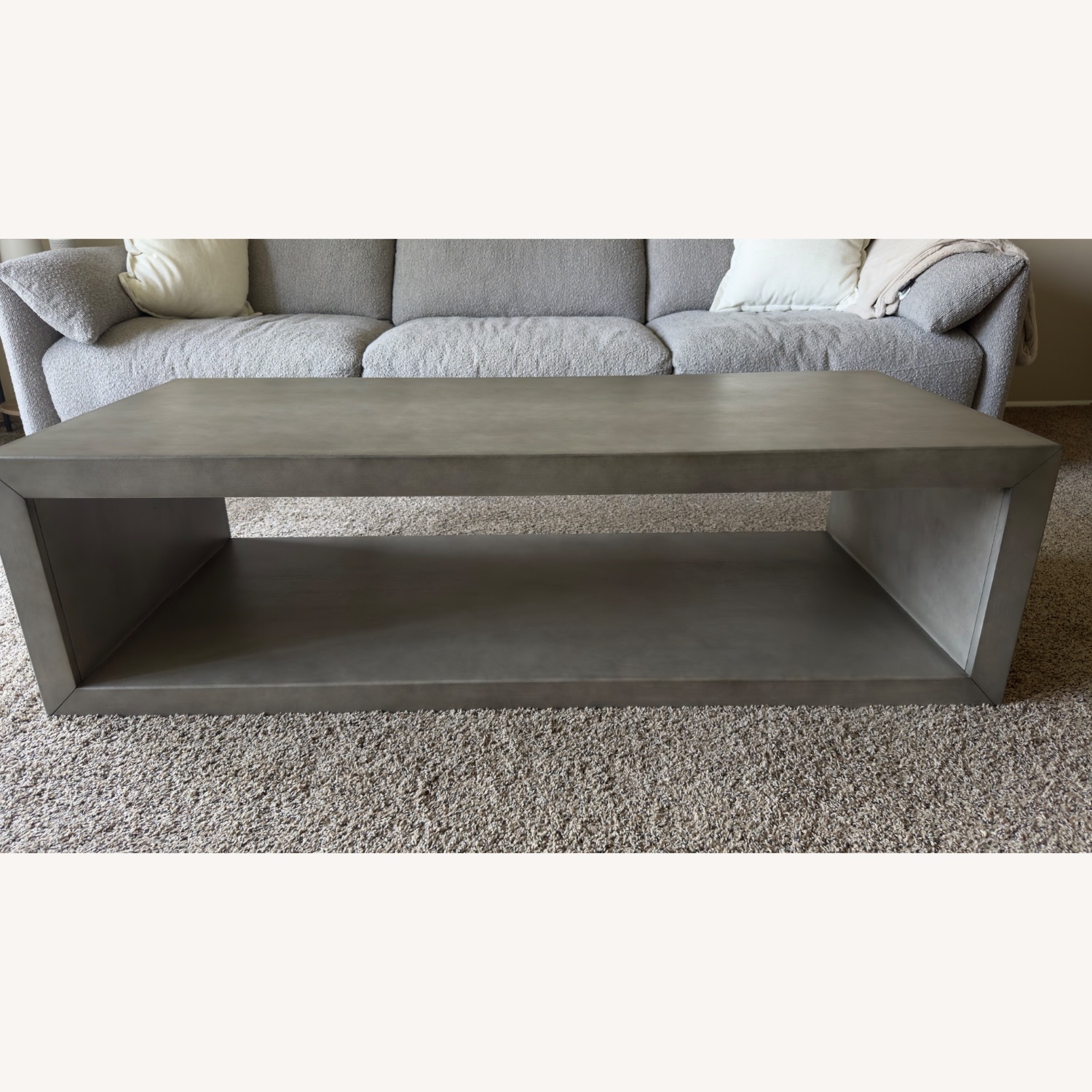 Wayfair Gray Solid Wood Coffee Table - image-2