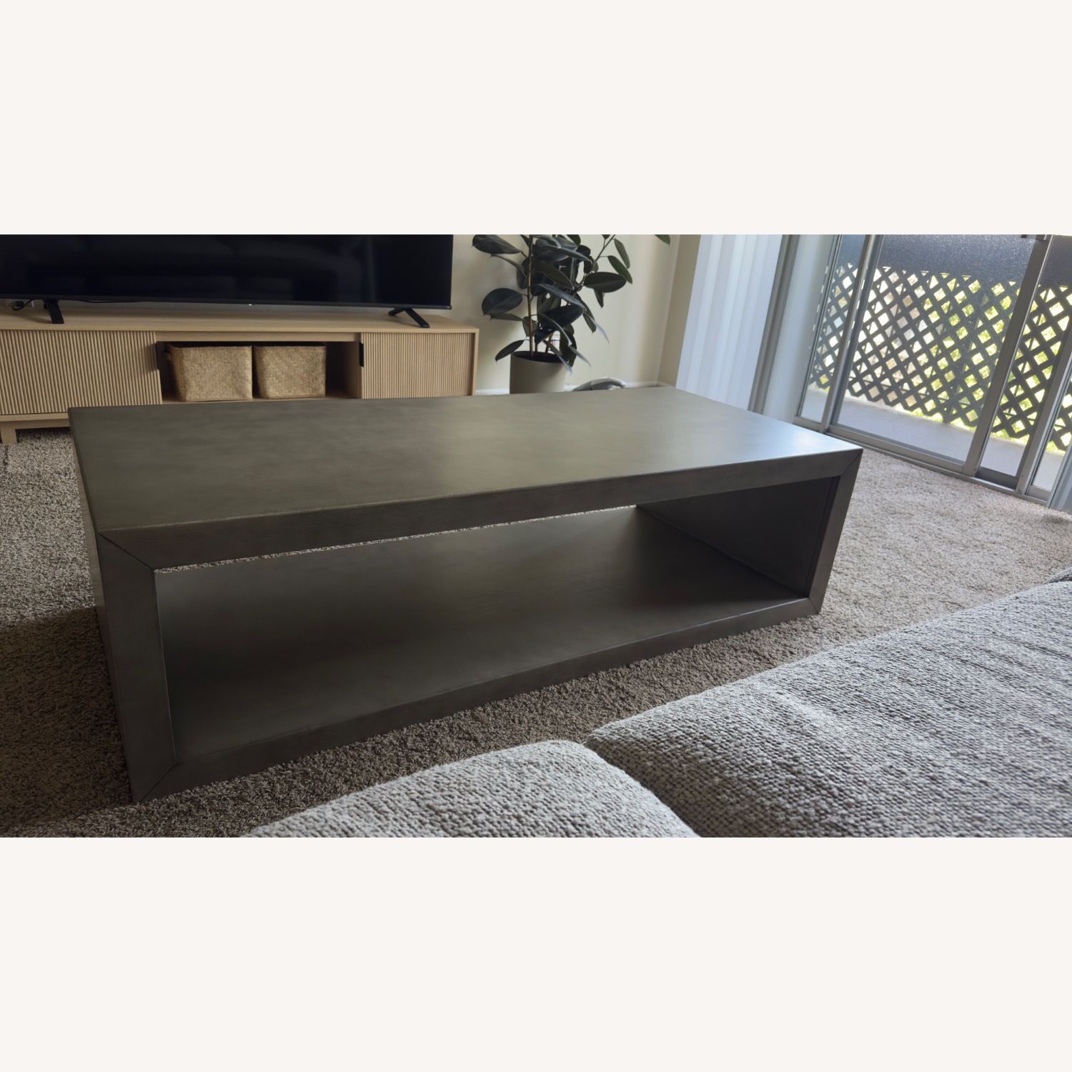 Wayfair Gray Solid Wood Coffee Table - image-8