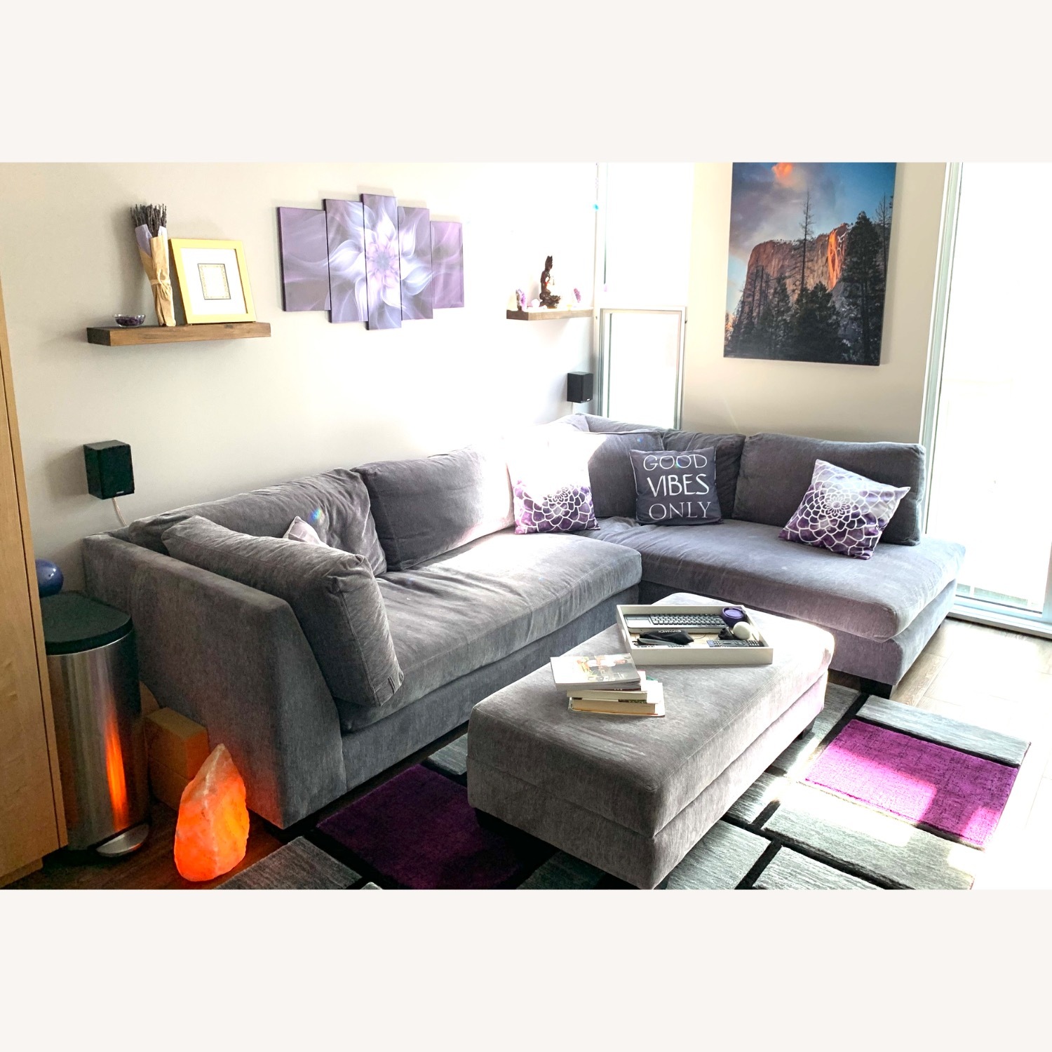 Sectional Sofa + Matching Ottoman - image-3