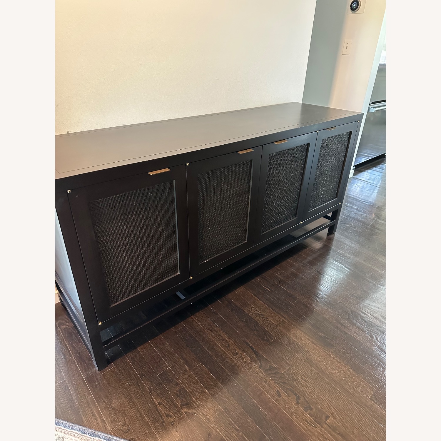 Crate & Barrel Blake 68" Dark Brown Storage Media Console - image-2