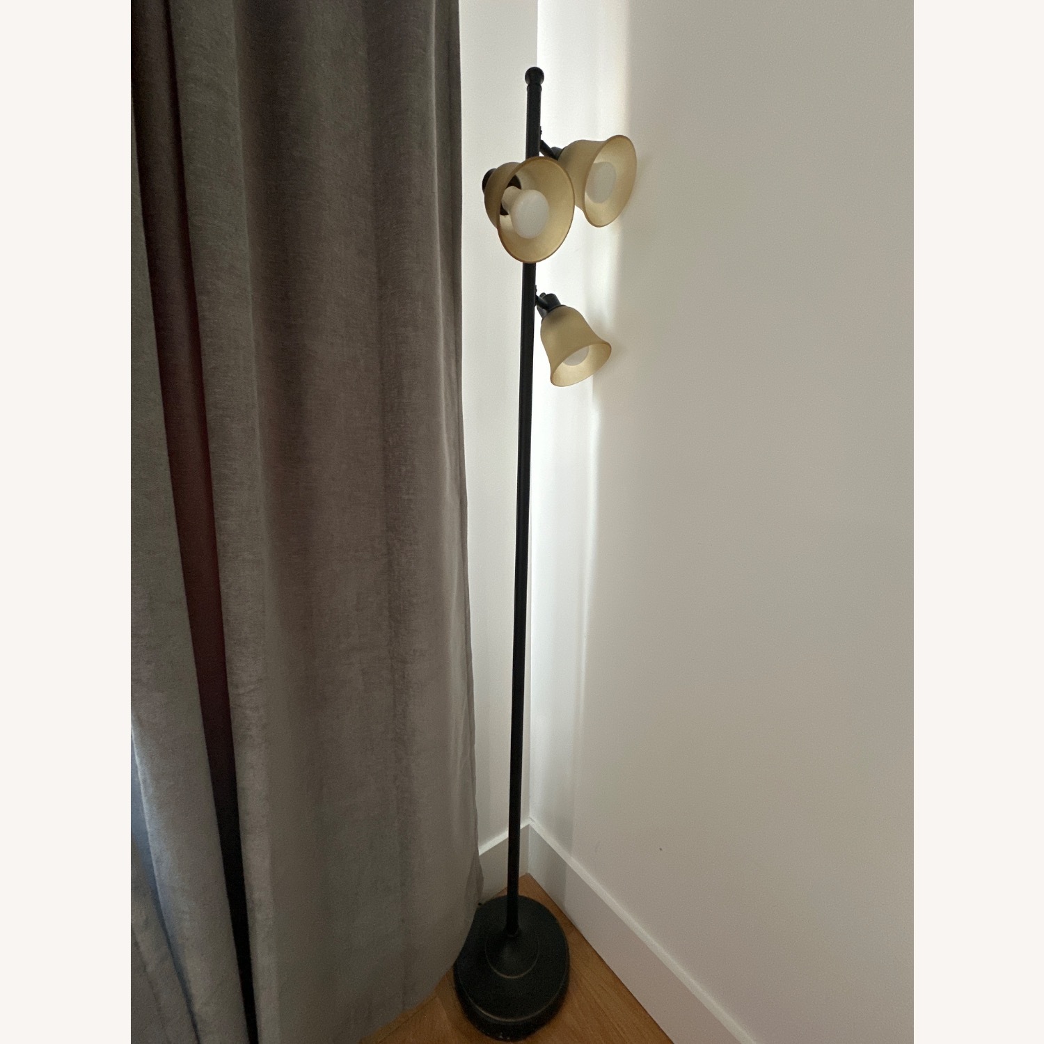 Home Depot Standing Floor Lamp with 3 Lights - image-3
