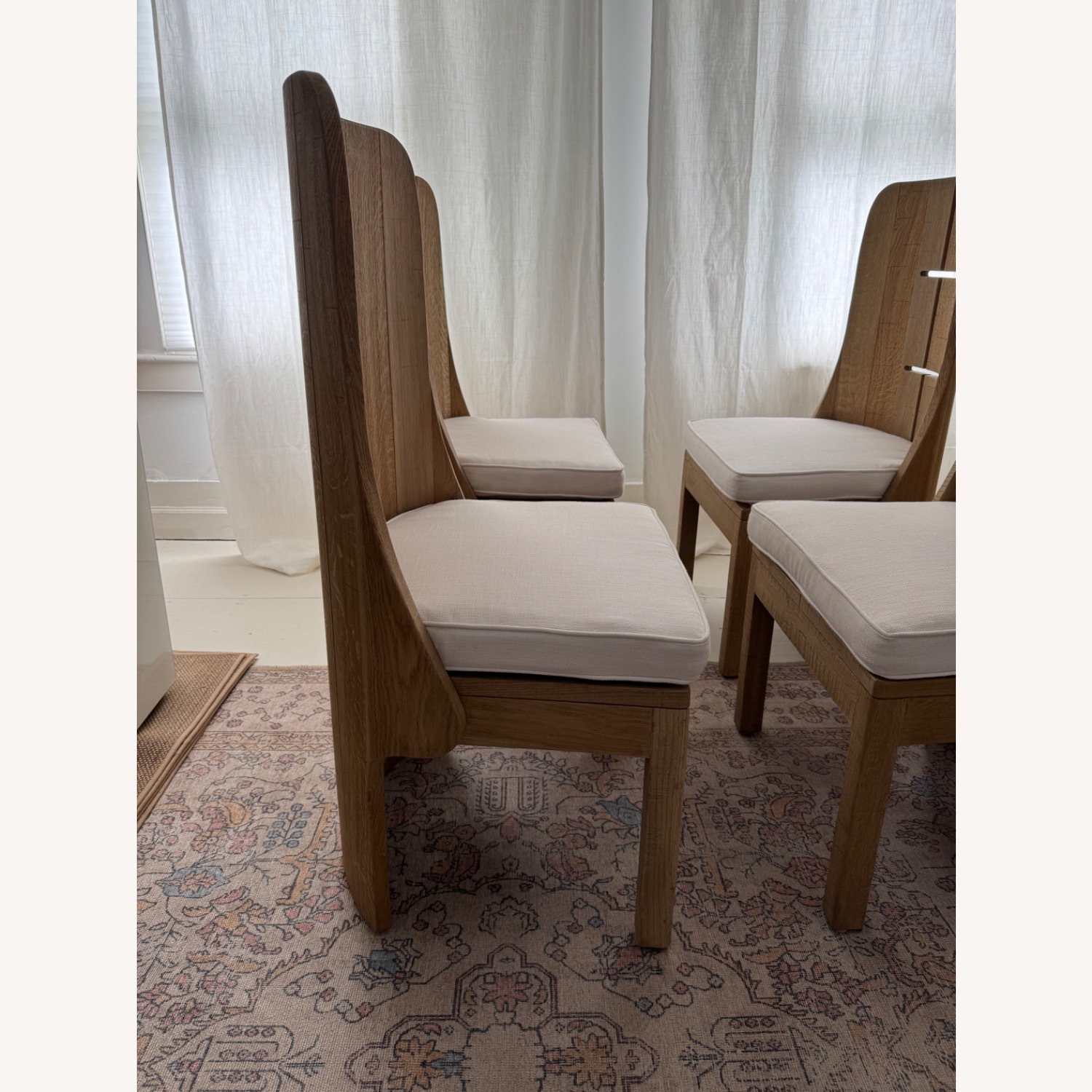 Monastic Solid Oak Dining Chairs - Vintage RH - image-11