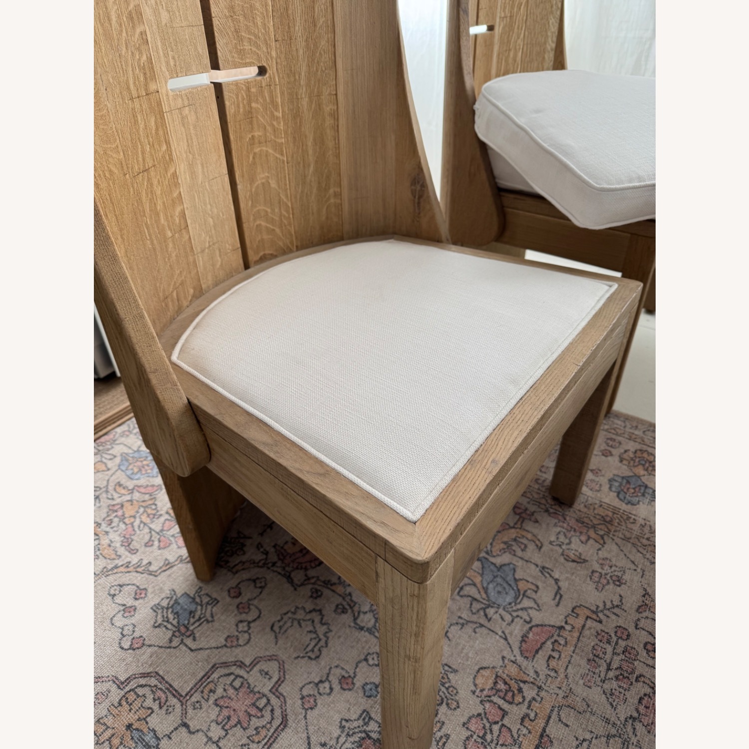 Monastic Solid Oak Dining Chairs - Vintage RH - image-8