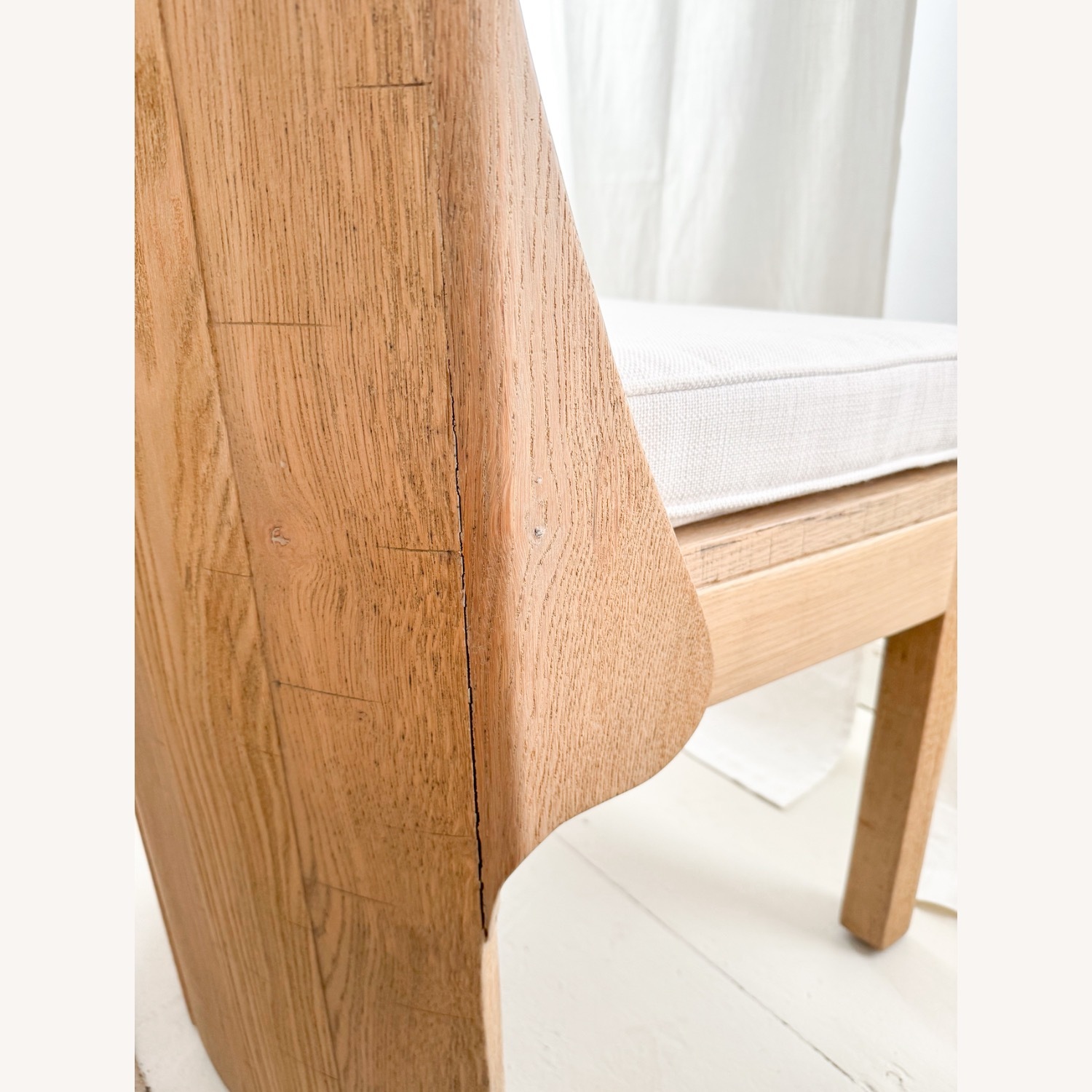 Monastic Solid Oak Dining Chairs - Vintage RH - image-9