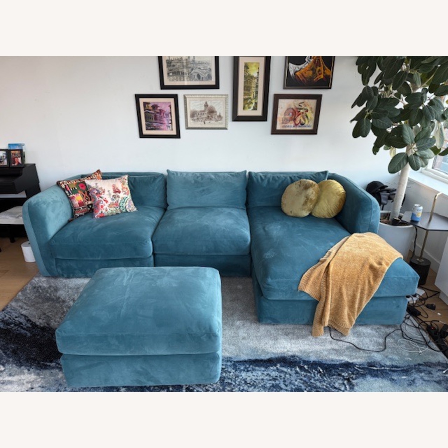  Joybird Sebastian Sectional + Ottoman - image-1
