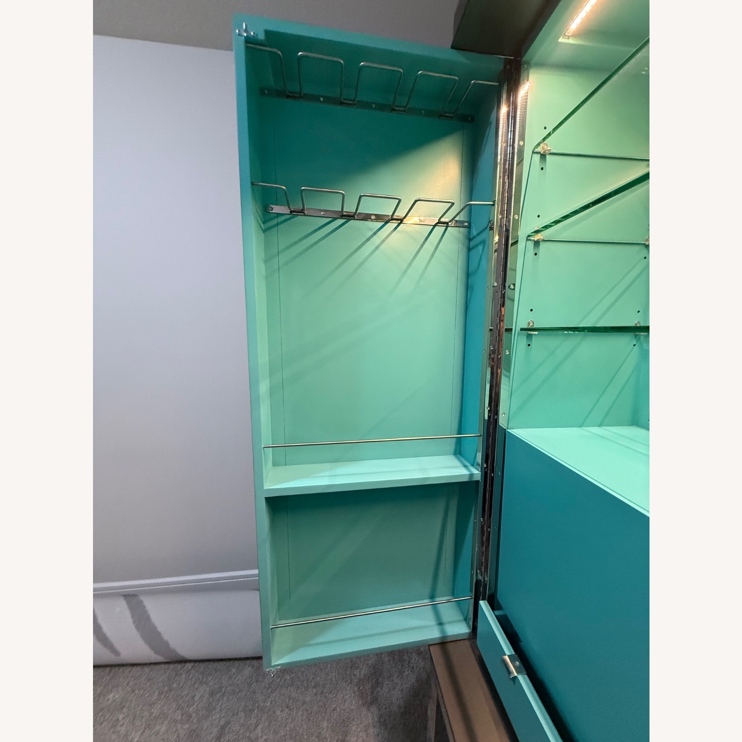 Lexington Ariana Cheval Bar Cabinet and Base - image-9