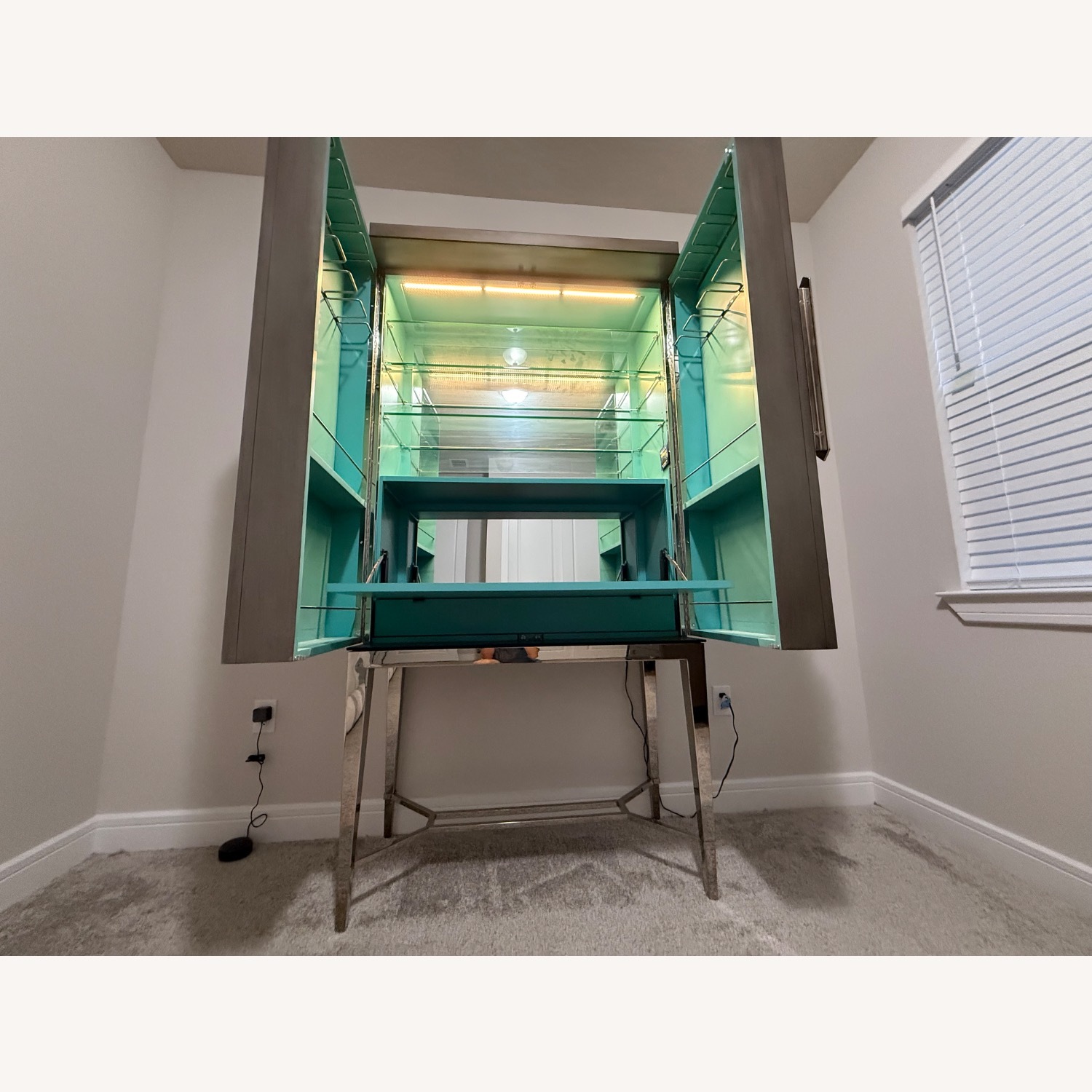 Lexington Ariana Cheval Bar Cabinet and Base - image-4