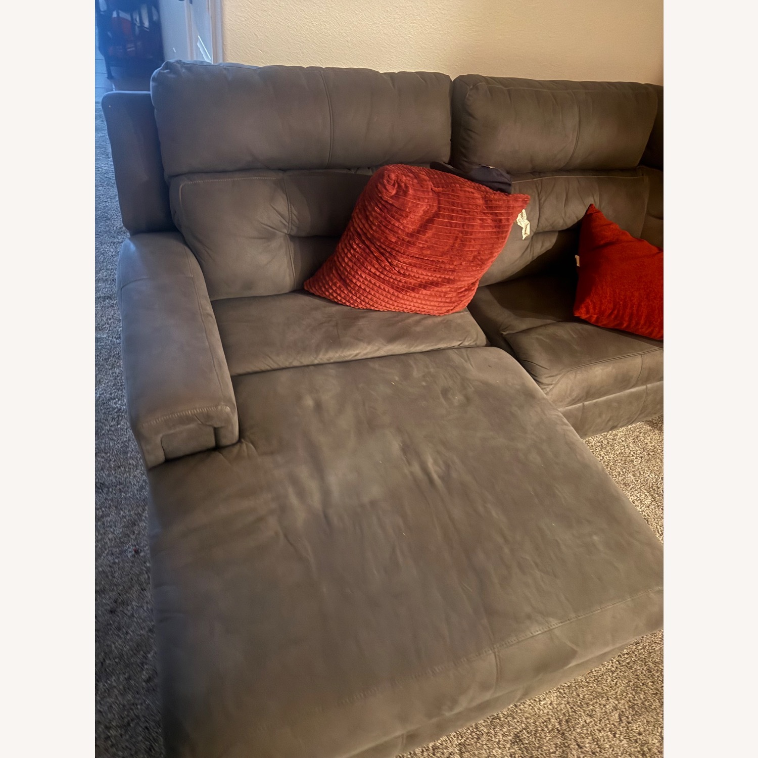 Casual Elements Sectional Sofa Dark Gray - image-4