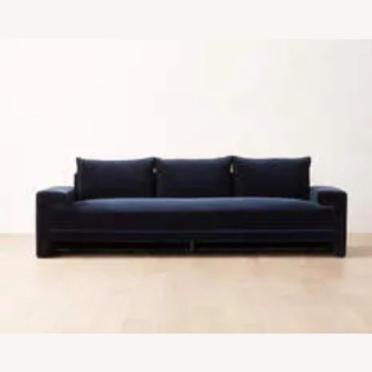 CB2 Camden Midnight Blue Velvet Sofa - image-2