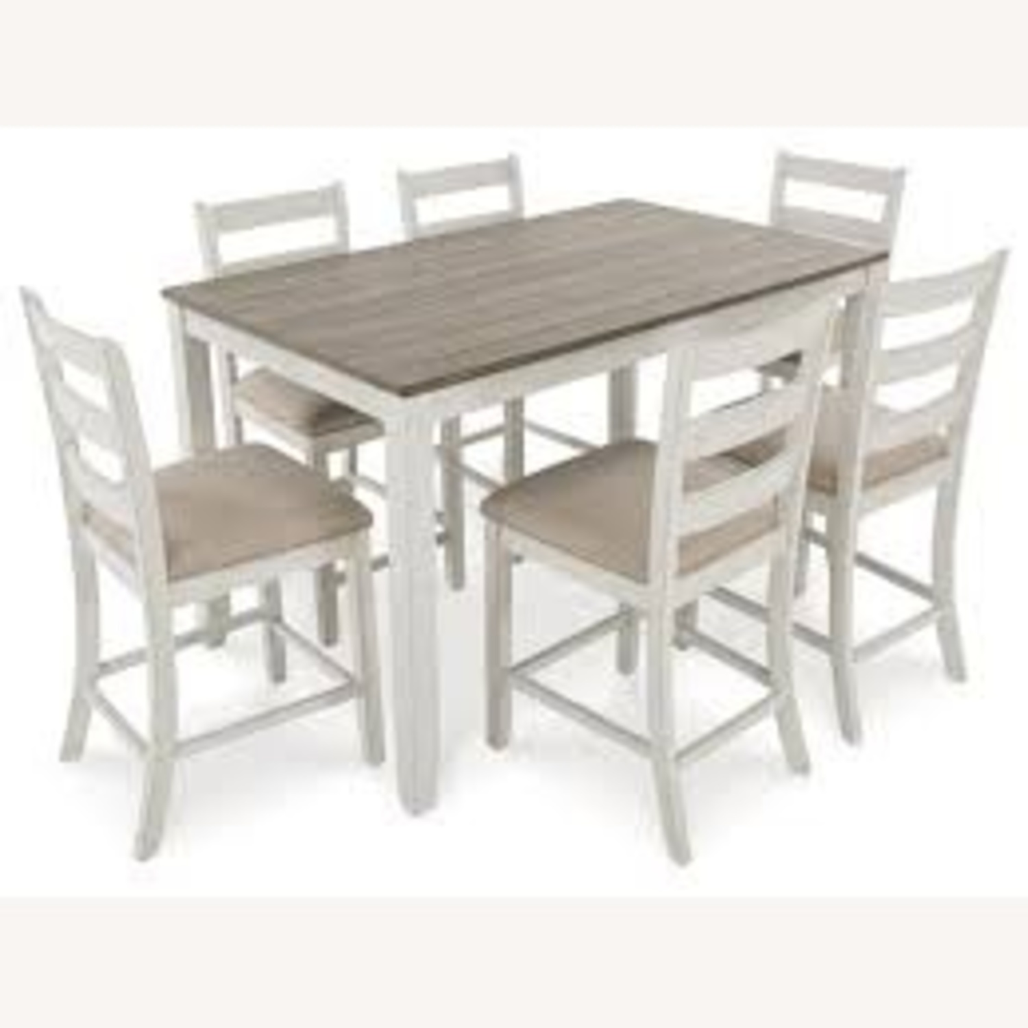 Ashley Skempton Dining Table with 4 Fabric Chairs - image-5