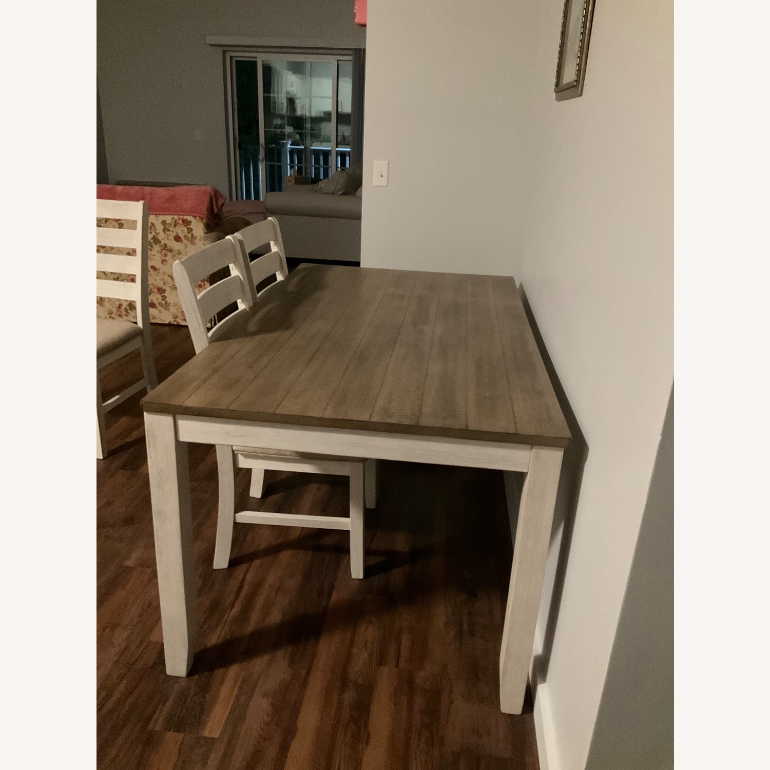 Ashley Skempton Dining Table with 4 Fabric Chairs - image-1