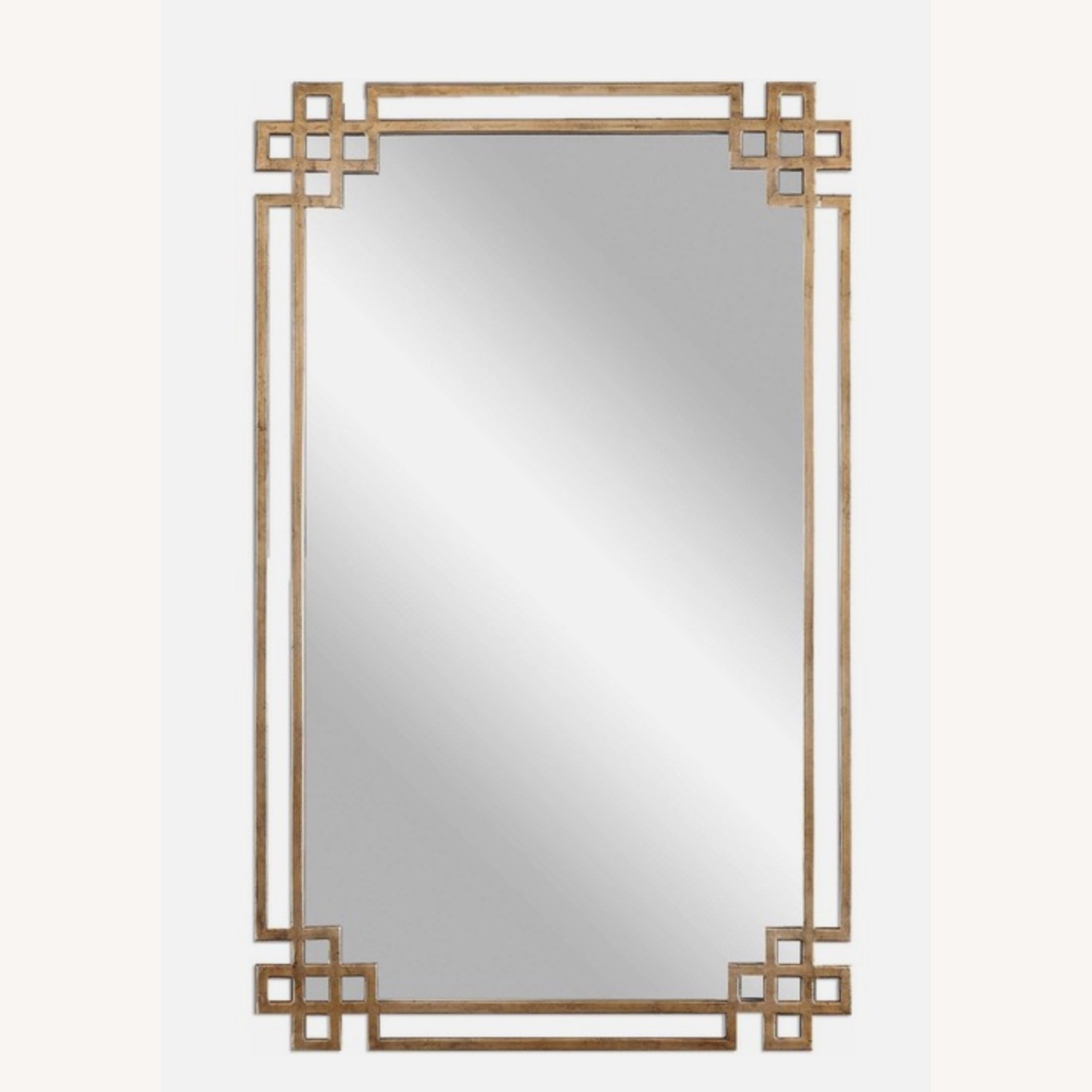 Devoll Antique Gold Mirror - image-0