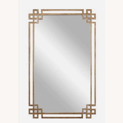 Used Devoll Antique Gold Mirror for sale on AptDeco