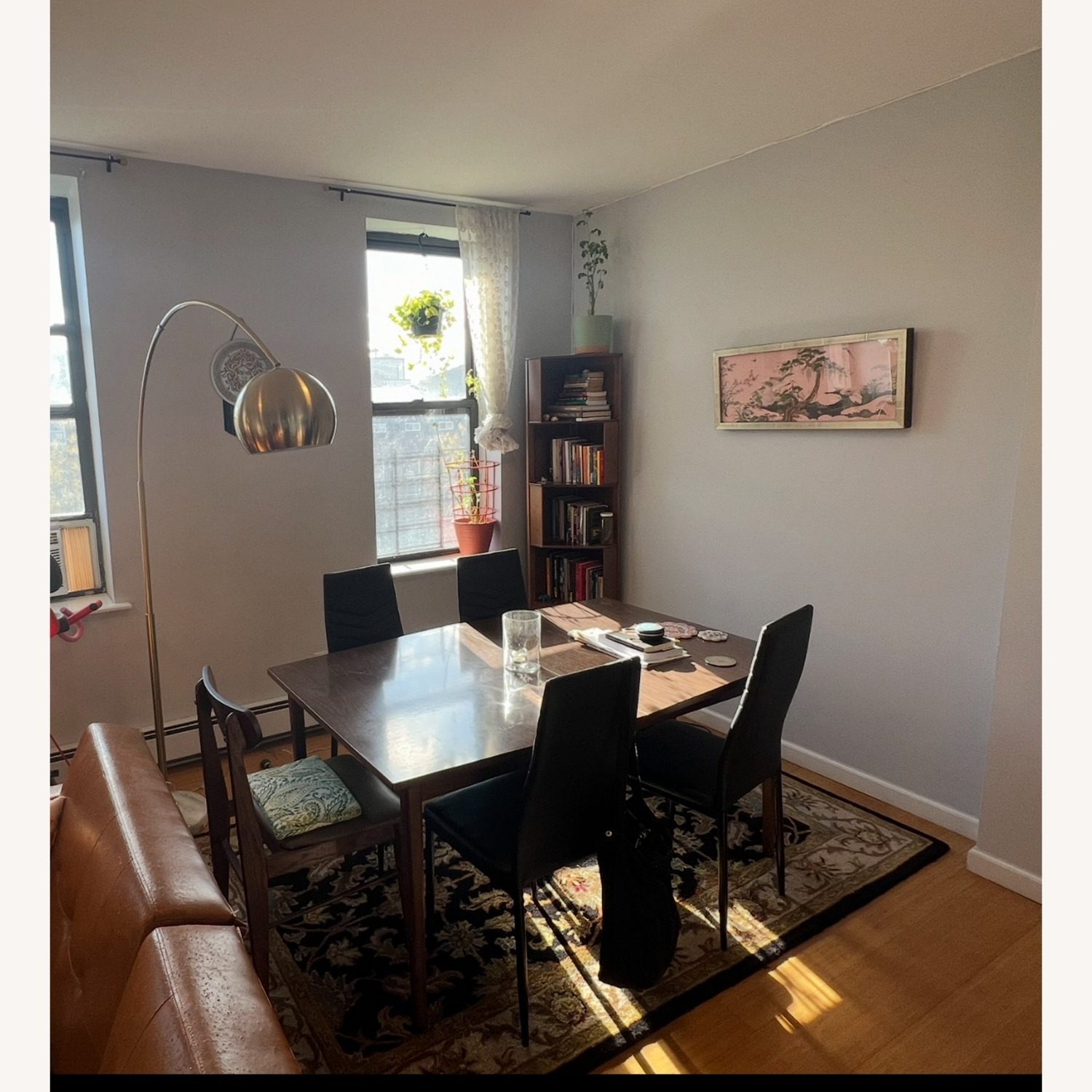 True Mid-Century Modern Walnut Dining Table - image-1