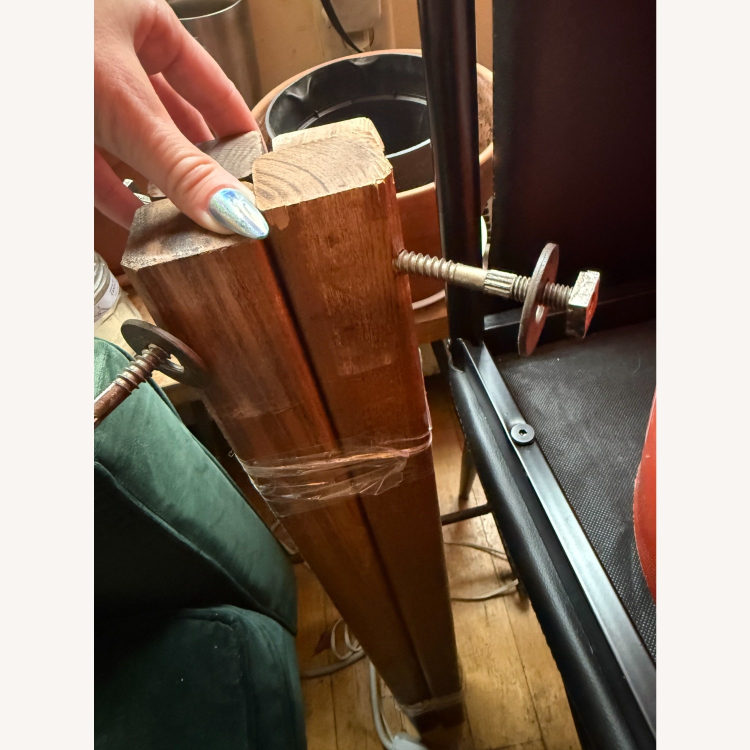 True Mid-Century Modern Walnut Dining Table - image-6