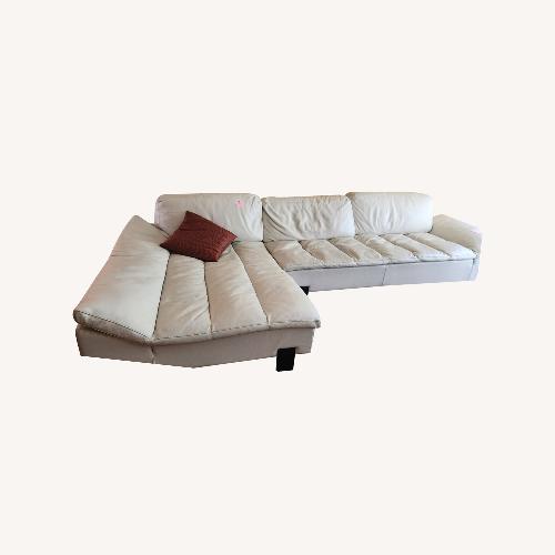 Used Lumas Leather Sectional Sofa for sale on AptDeco