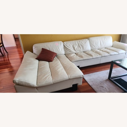 Used Lumas Leather Sectional Sofa for sale on AptDeco
