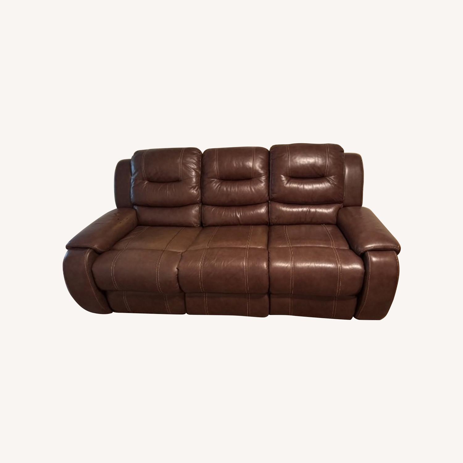 Stoneland Brown 3 Piece Sofa - image-0