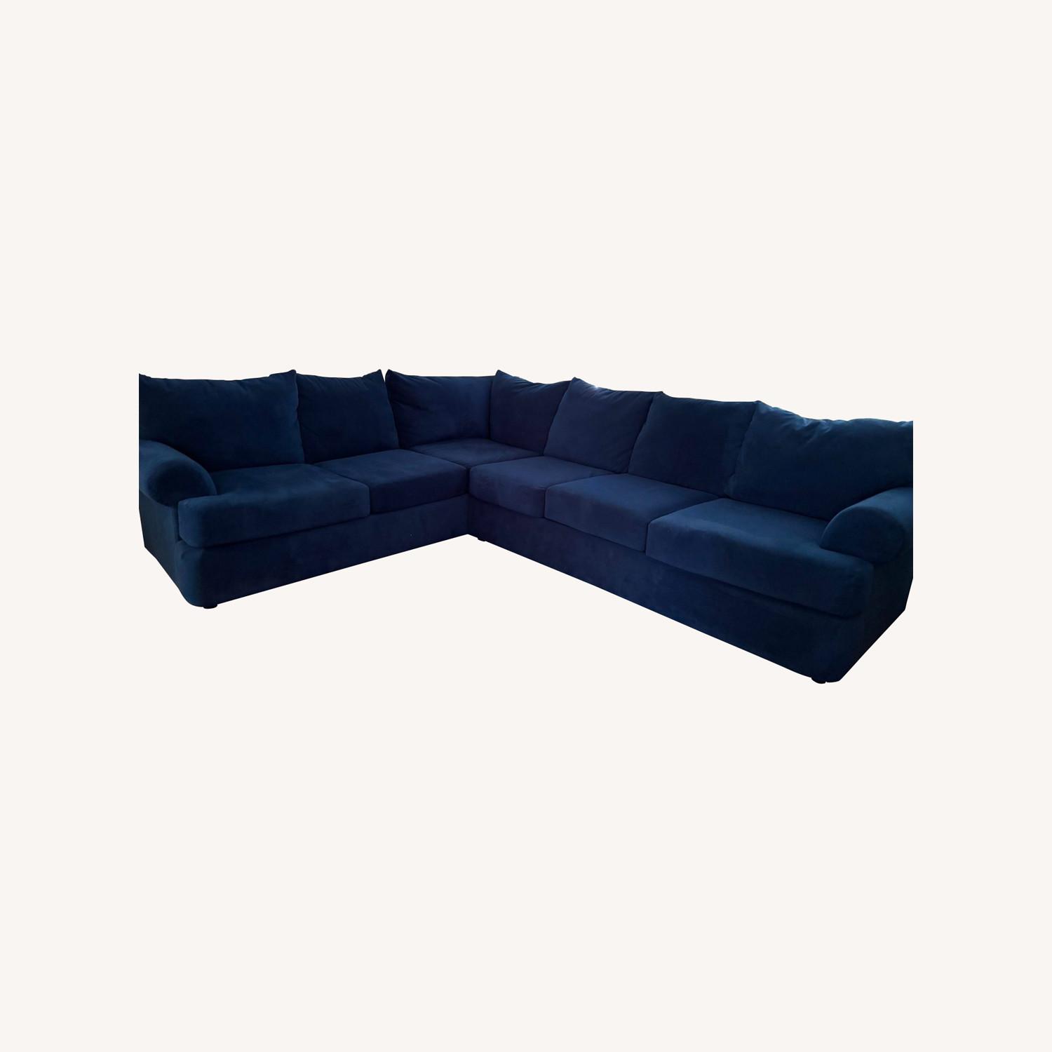 Velvety Soft Klaussner Sofa - image-0