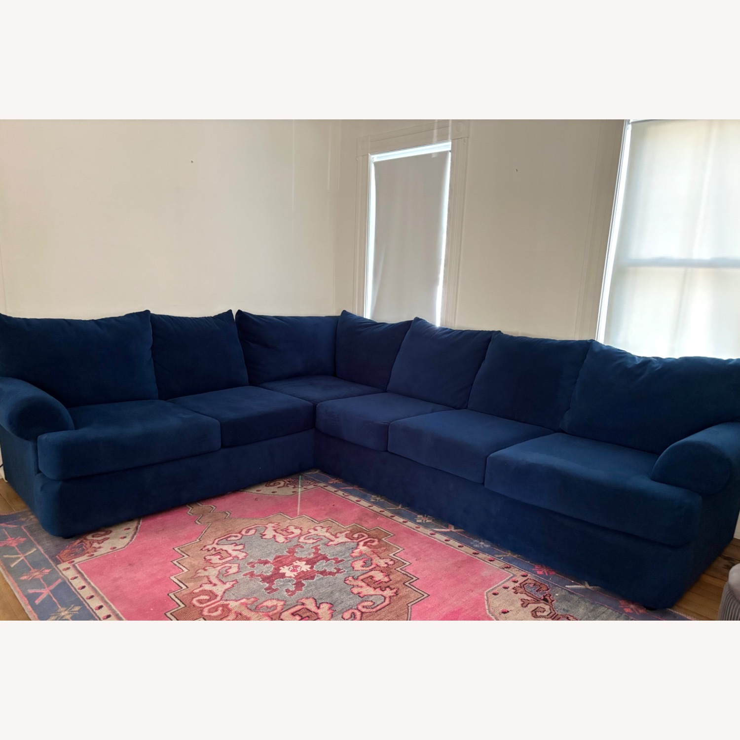 Velvety Soft Klaussner Sofa - image-1
