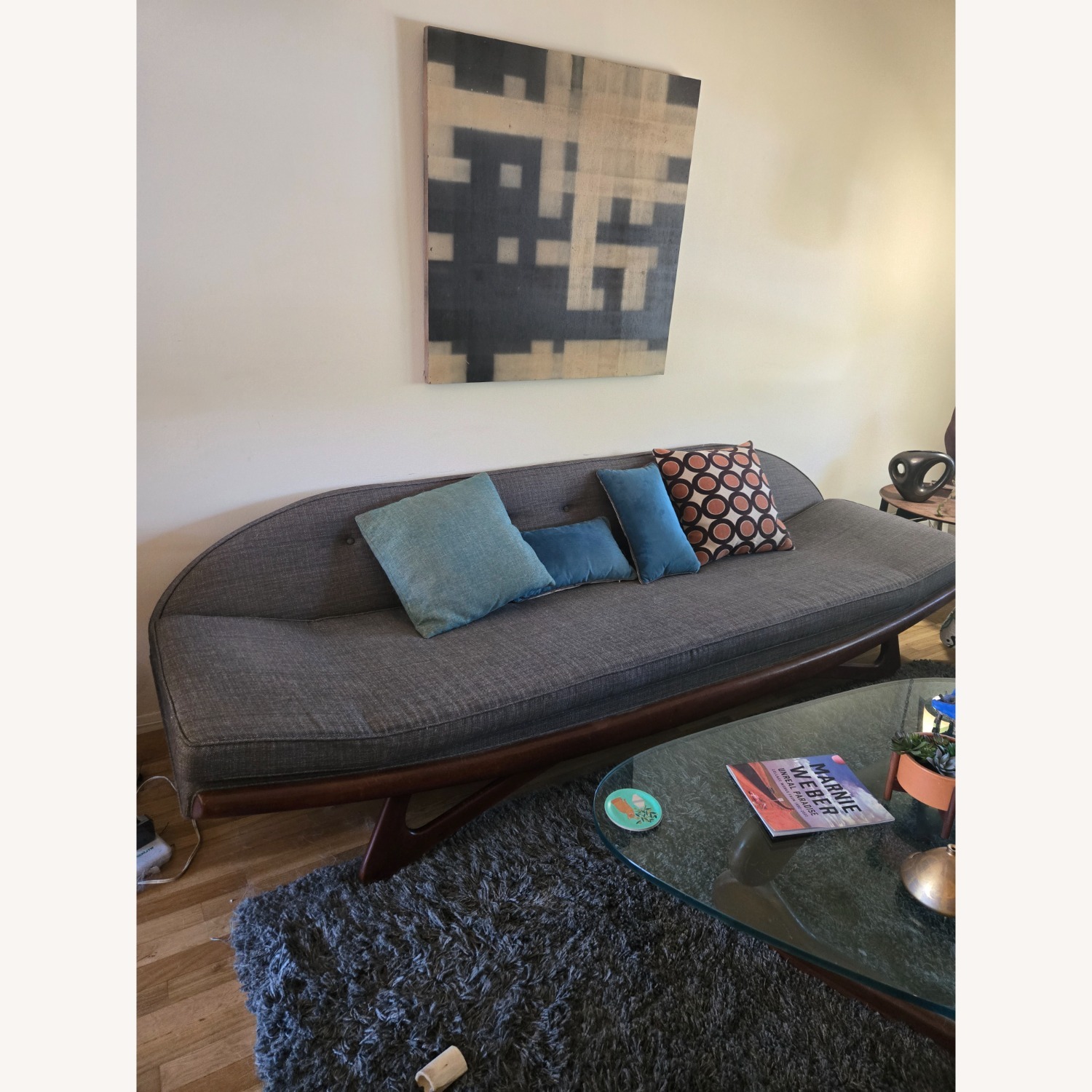 Refurbished Adrian Pearsell Gondala Sofa - image-5