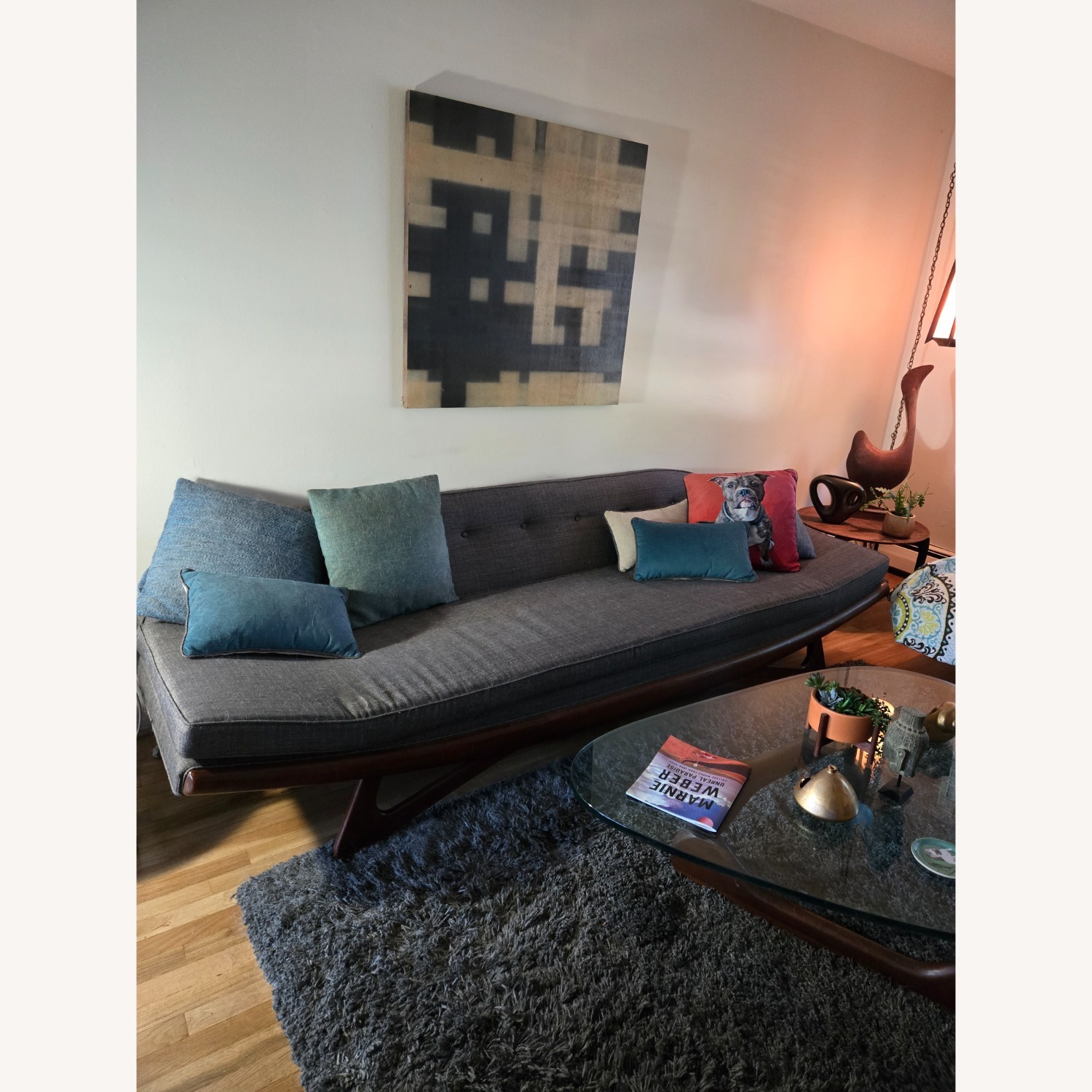 Refurbished Adrian Pearsell Gondala Sofa - image-2