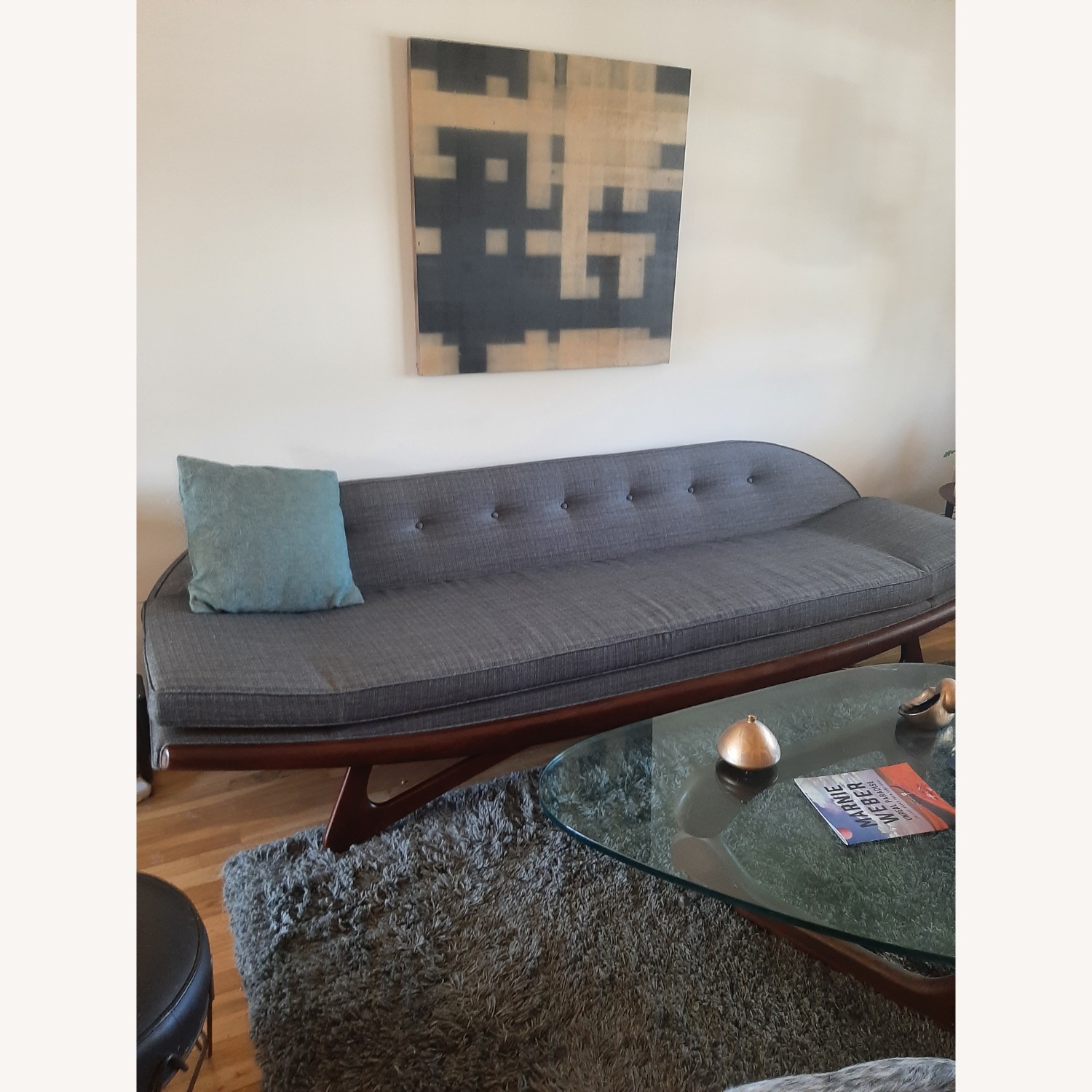 Refurbished Adrian Pearsell Gondala Sofa - image-4