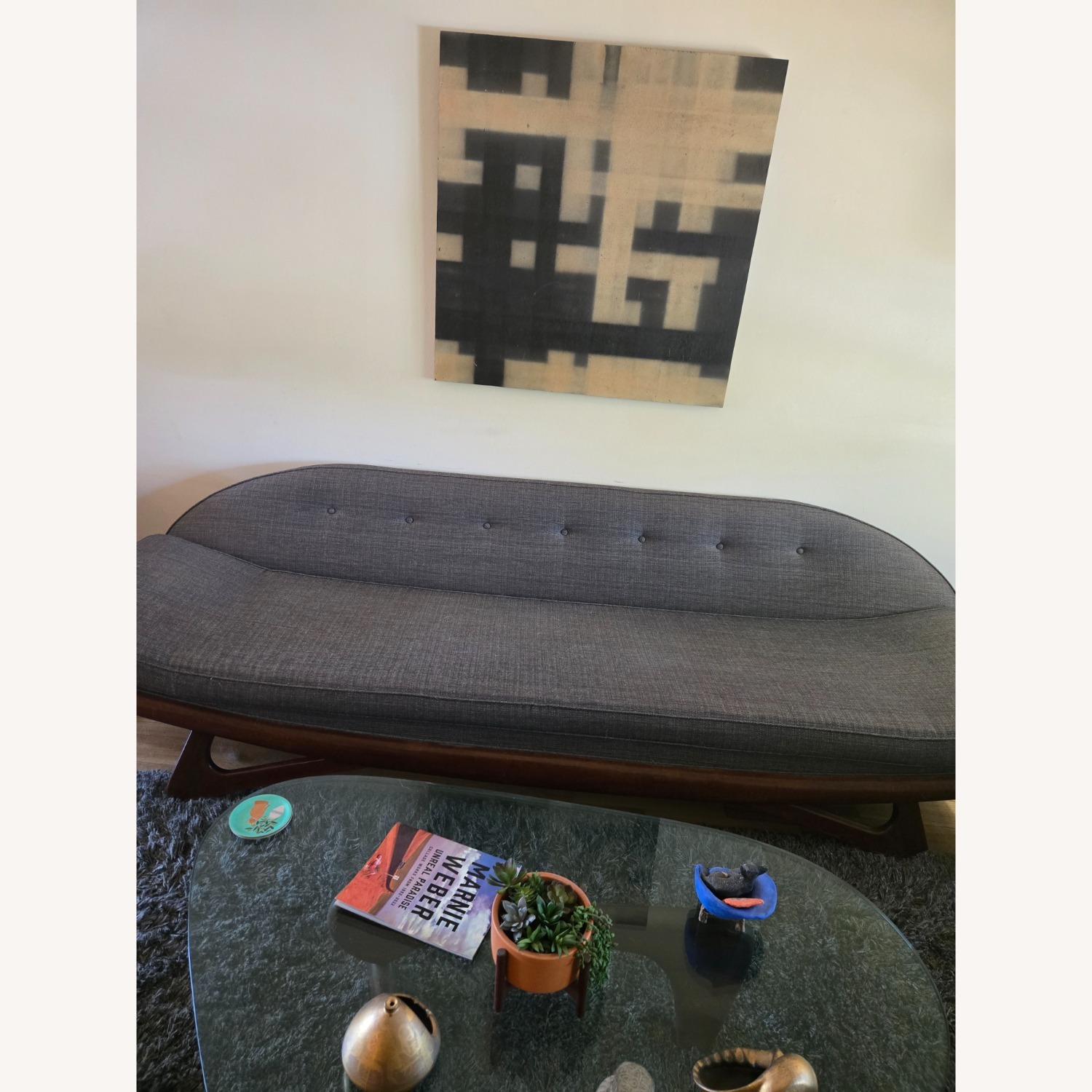 Refurbished Adrian Pearsell Gondala Sofa - image-7