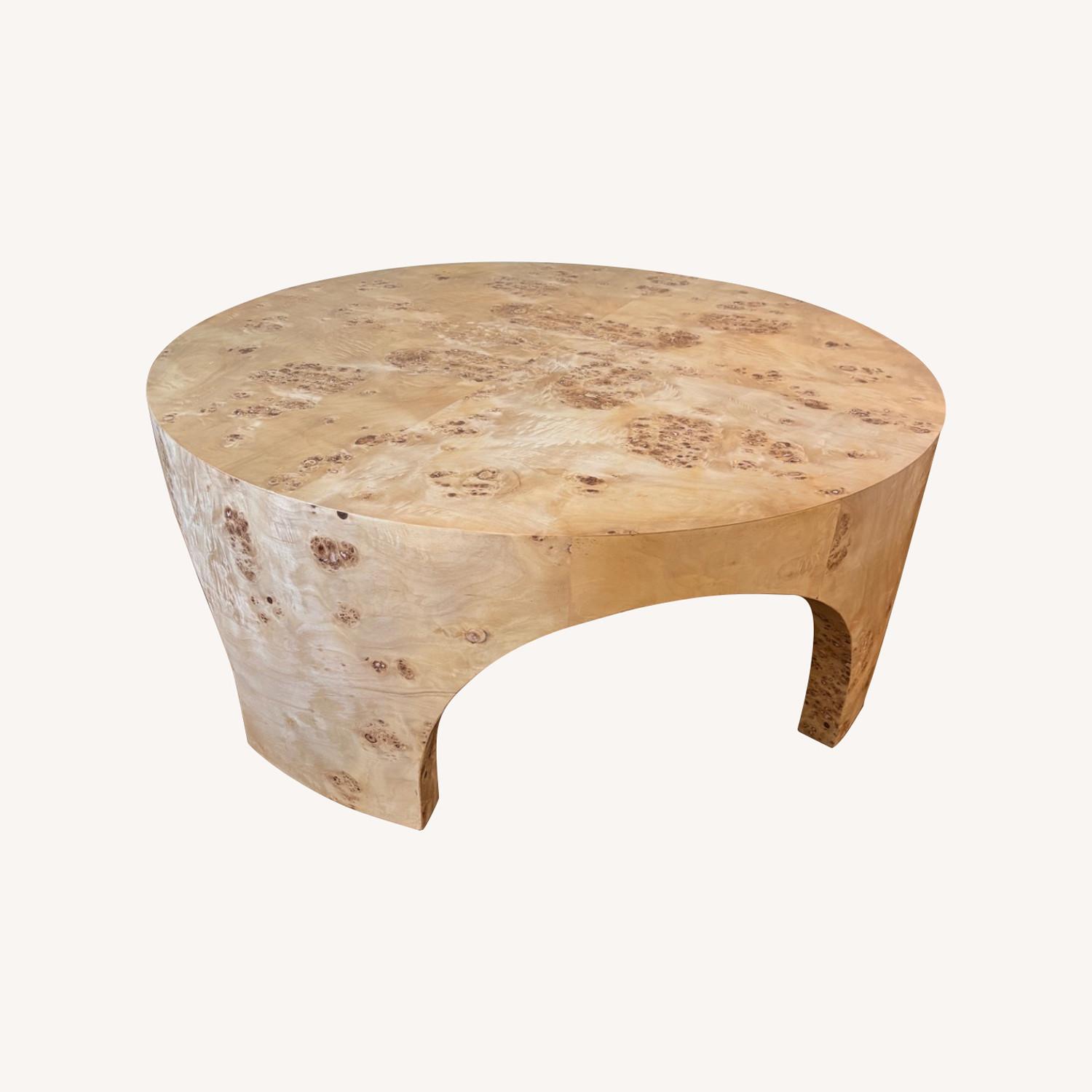 Burl Wood Coffee Table - image-0