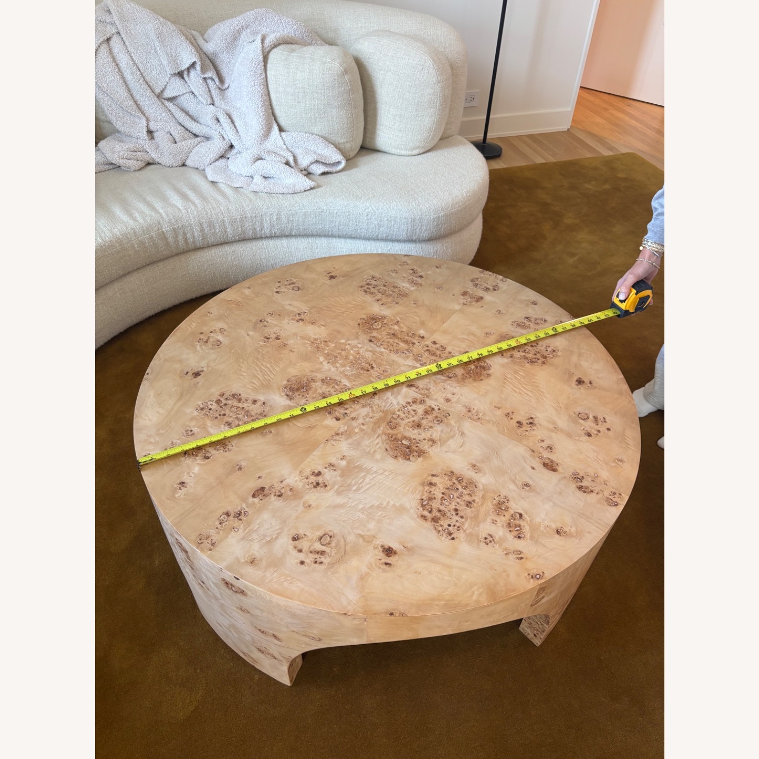 Burl Wood Coffee Table - image-3