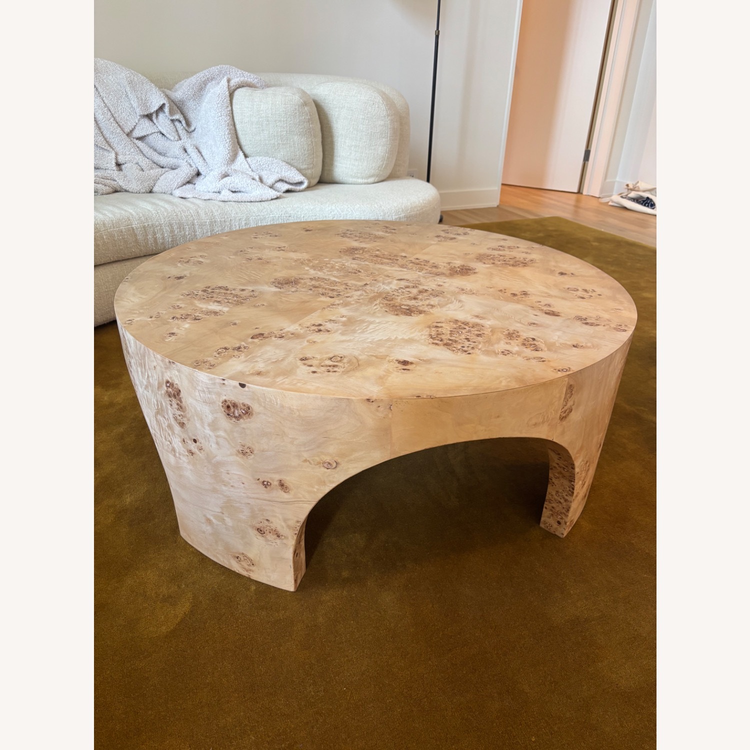 Burl Wood Coffee Table - image-1