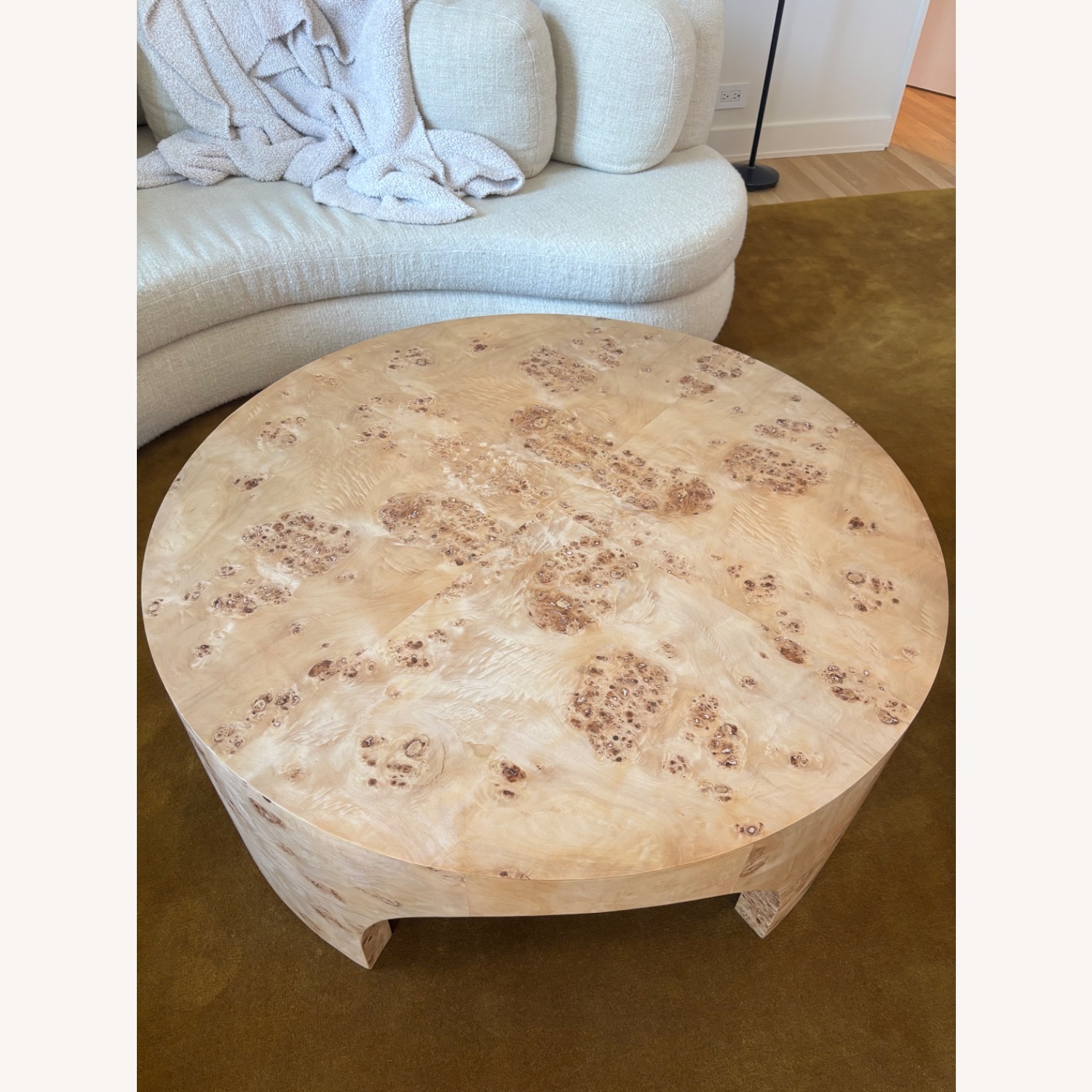 Burl Wood Coffee Table - image-2