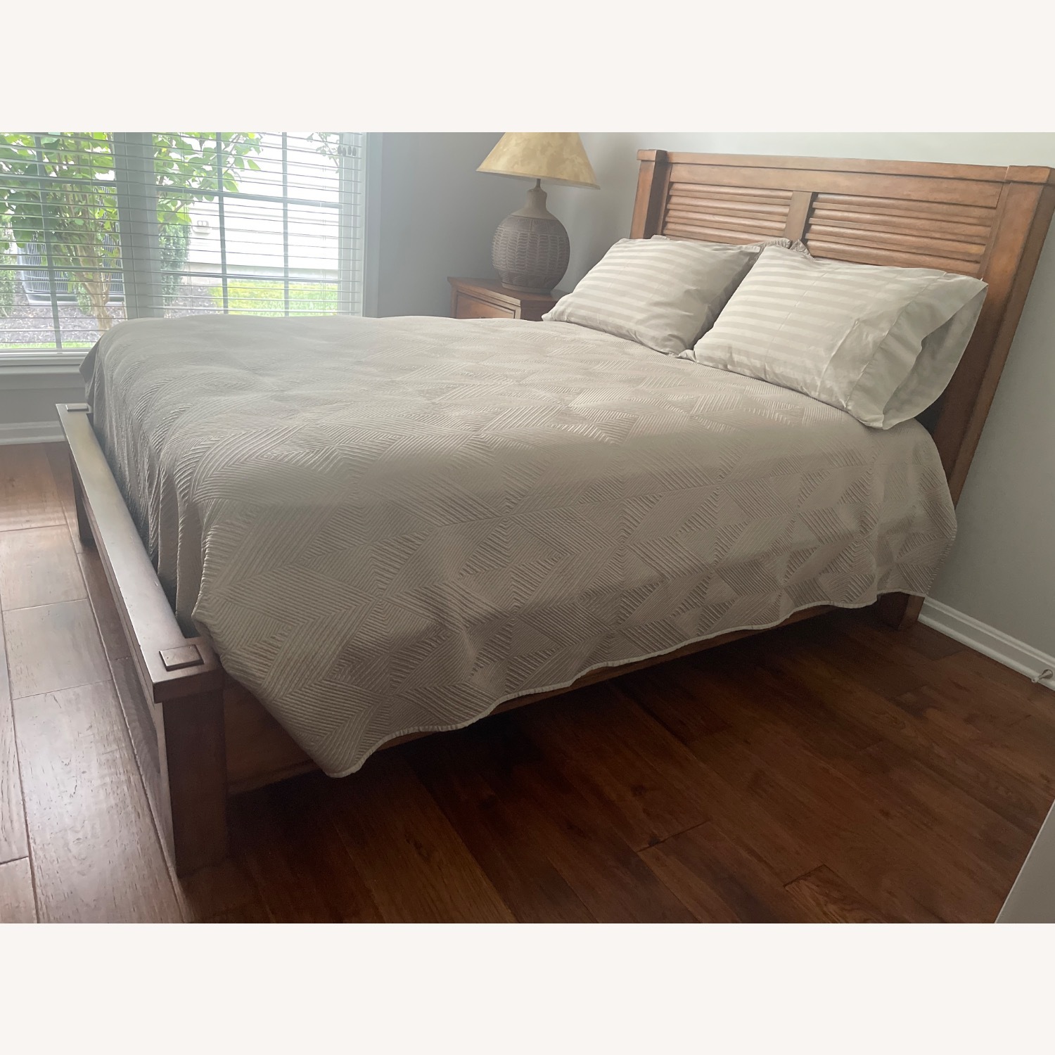 Ethan Allen full-size bed frame - image-3