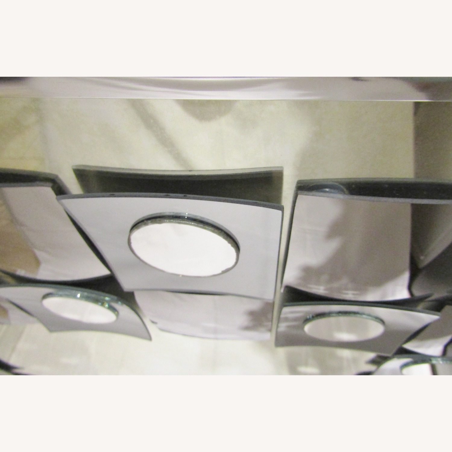 Mid-Century Hal Bienfeld Op Art Square Wall Mirror - image-6