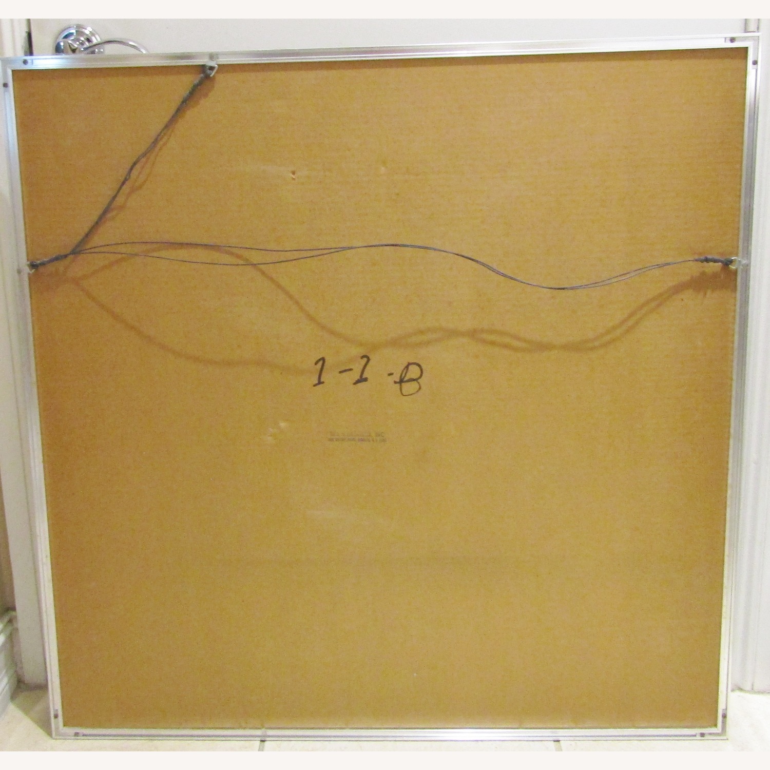 Mid-Century Hal Bienfeld Op Art Square Wall Mirror - image-9