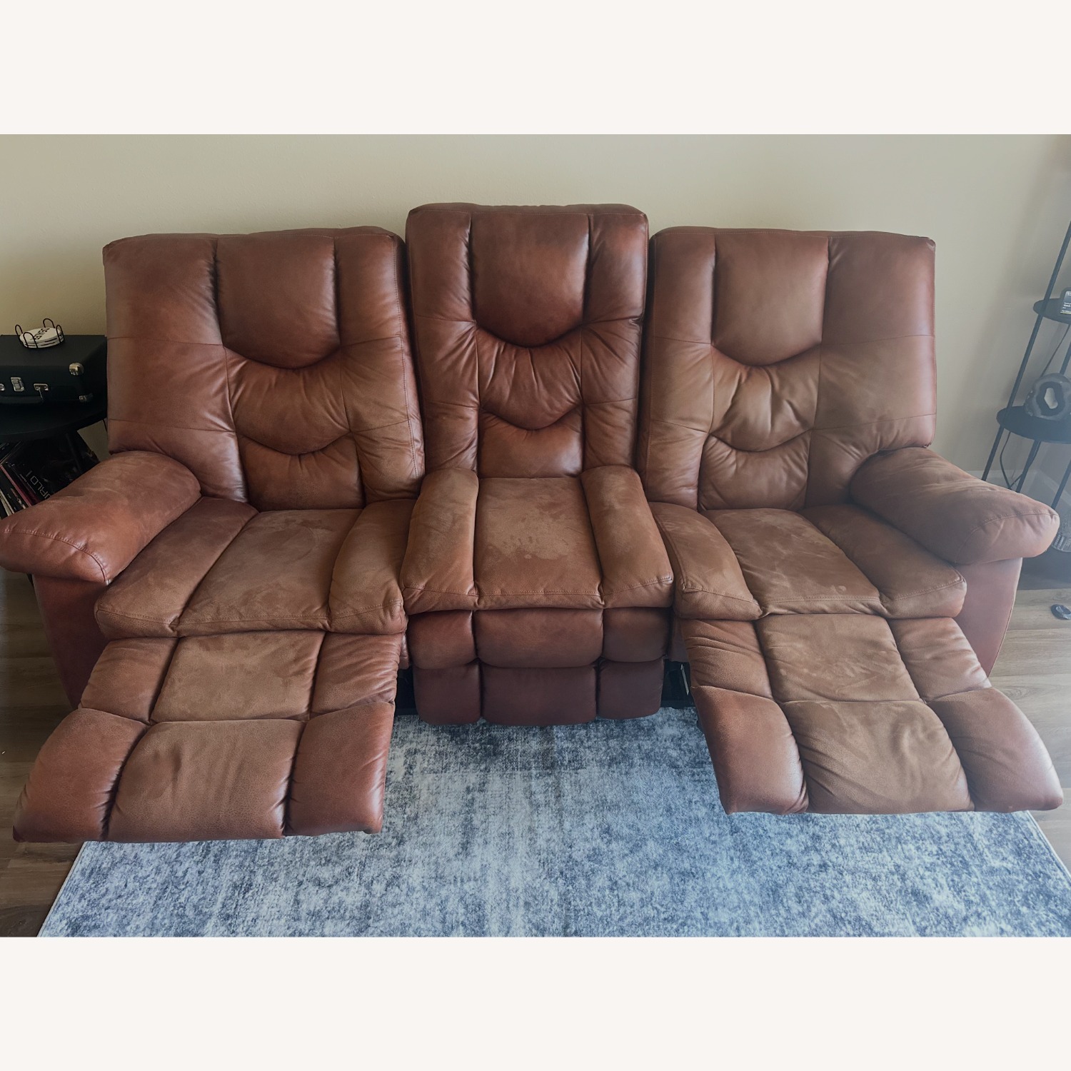 Stoneland Manual Reclining Sofa - image-2