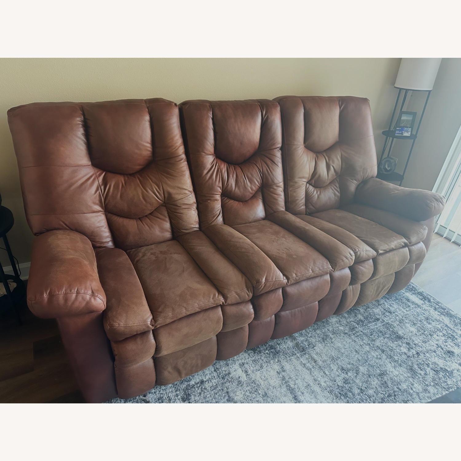 Stoneland Manual Reclining Sofa - image-1