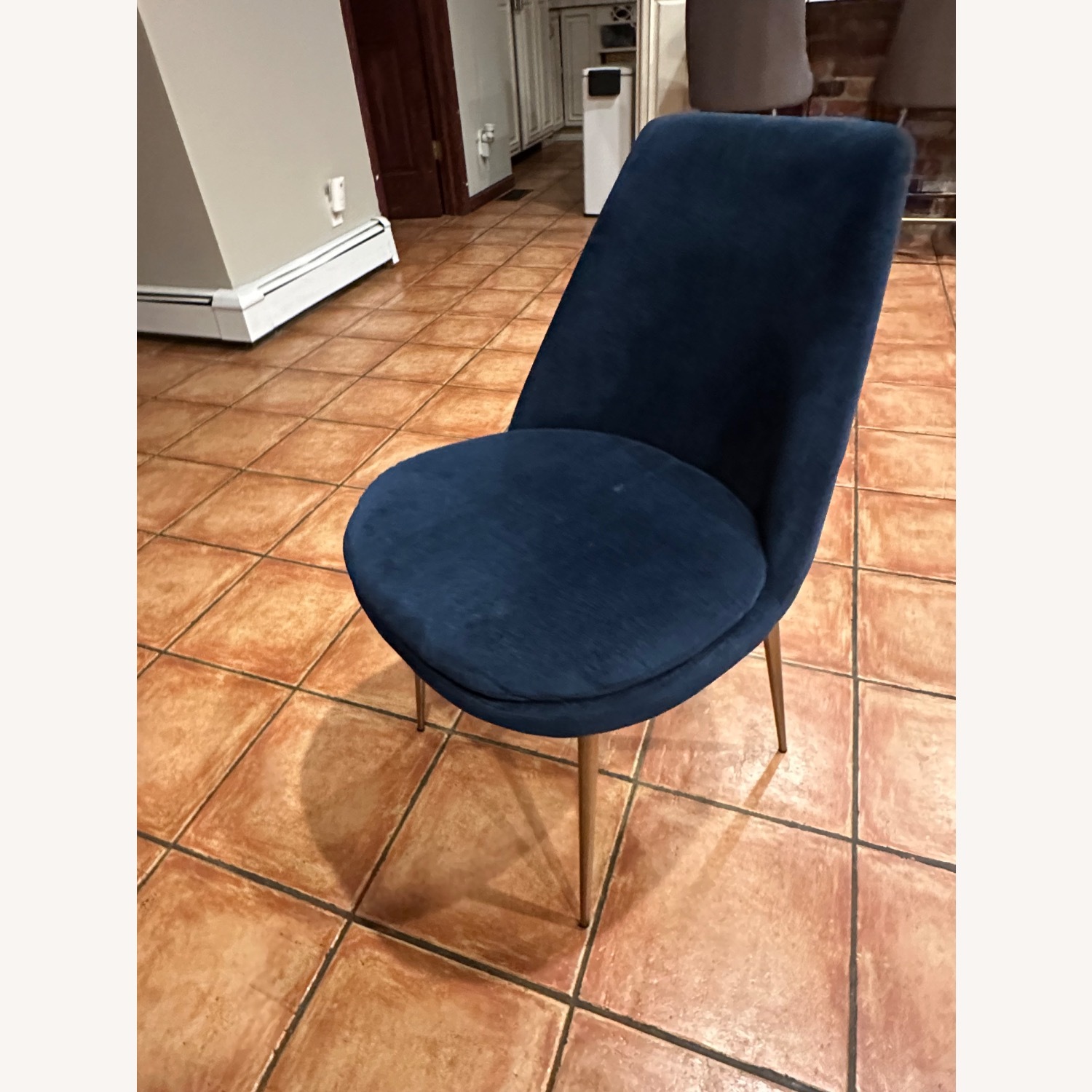 Crate & Barrel Yukon 102 inch Live Edge Table and Chairs - image-3