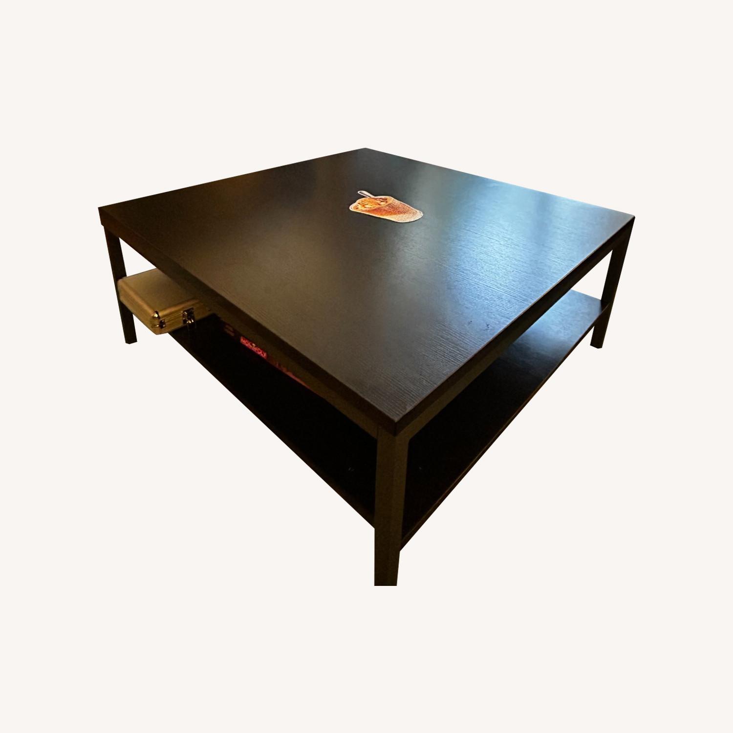 Jesper Office Square Coffee Table with Shelf - image-0