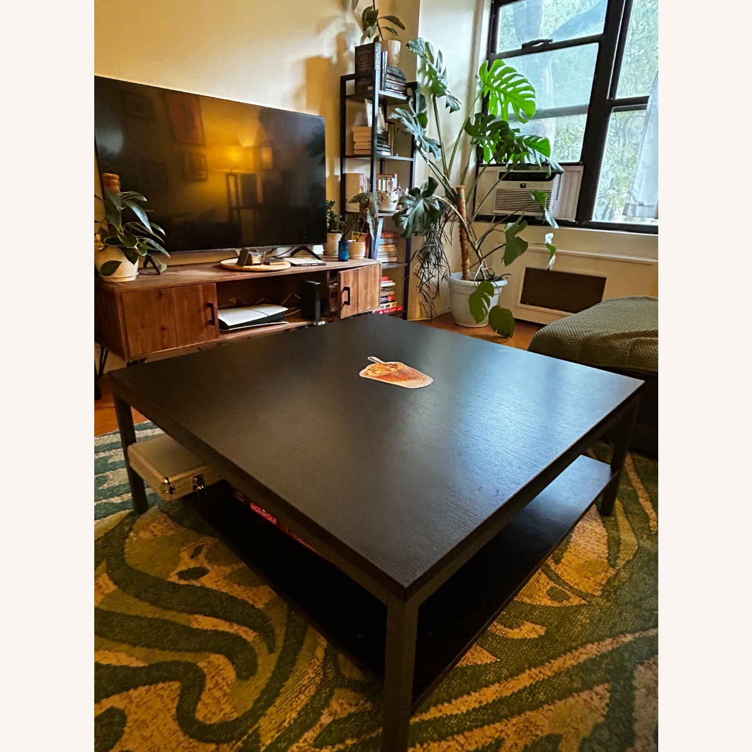 Jesper Office Square Coffee Table with Shelf - image-1