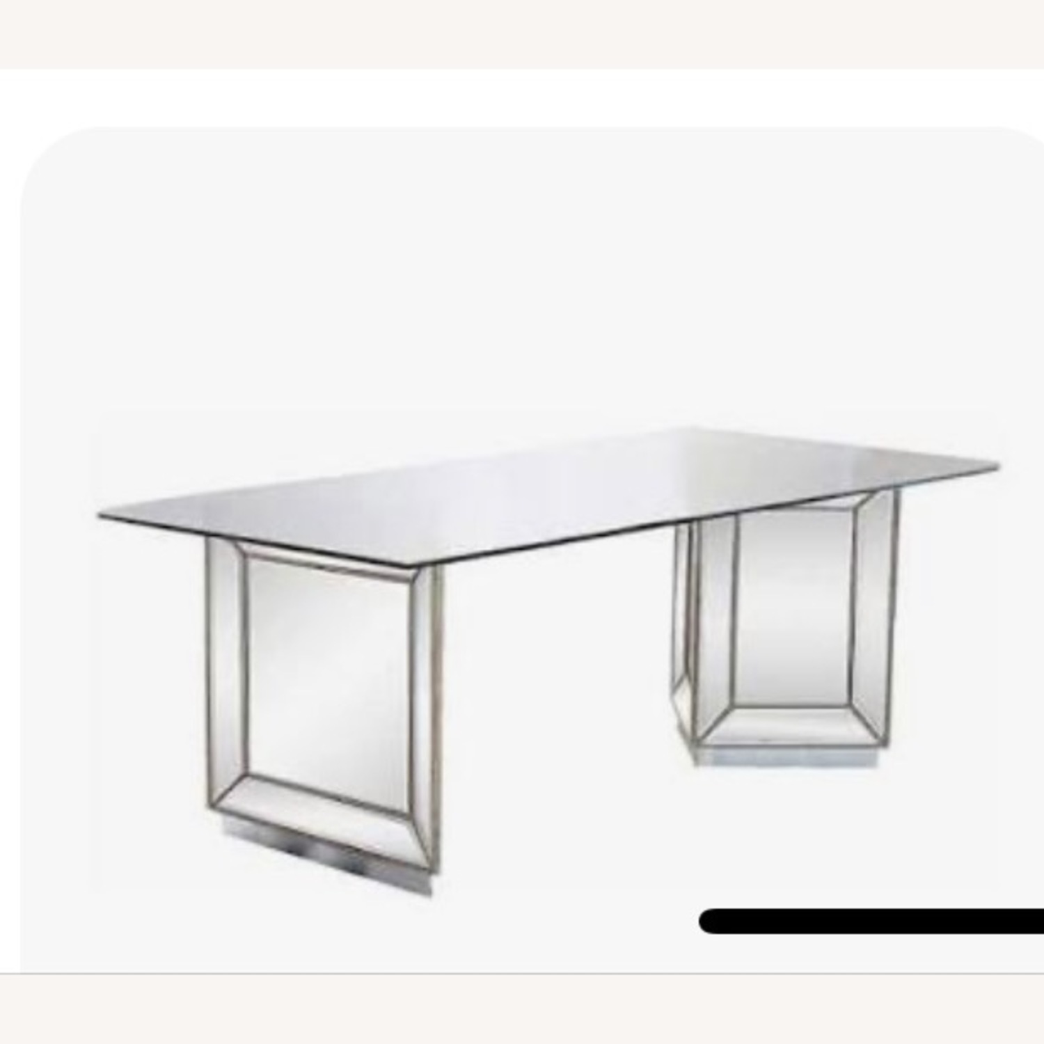 Macy's Sophia Glass Table with 6 Chairs - image-1