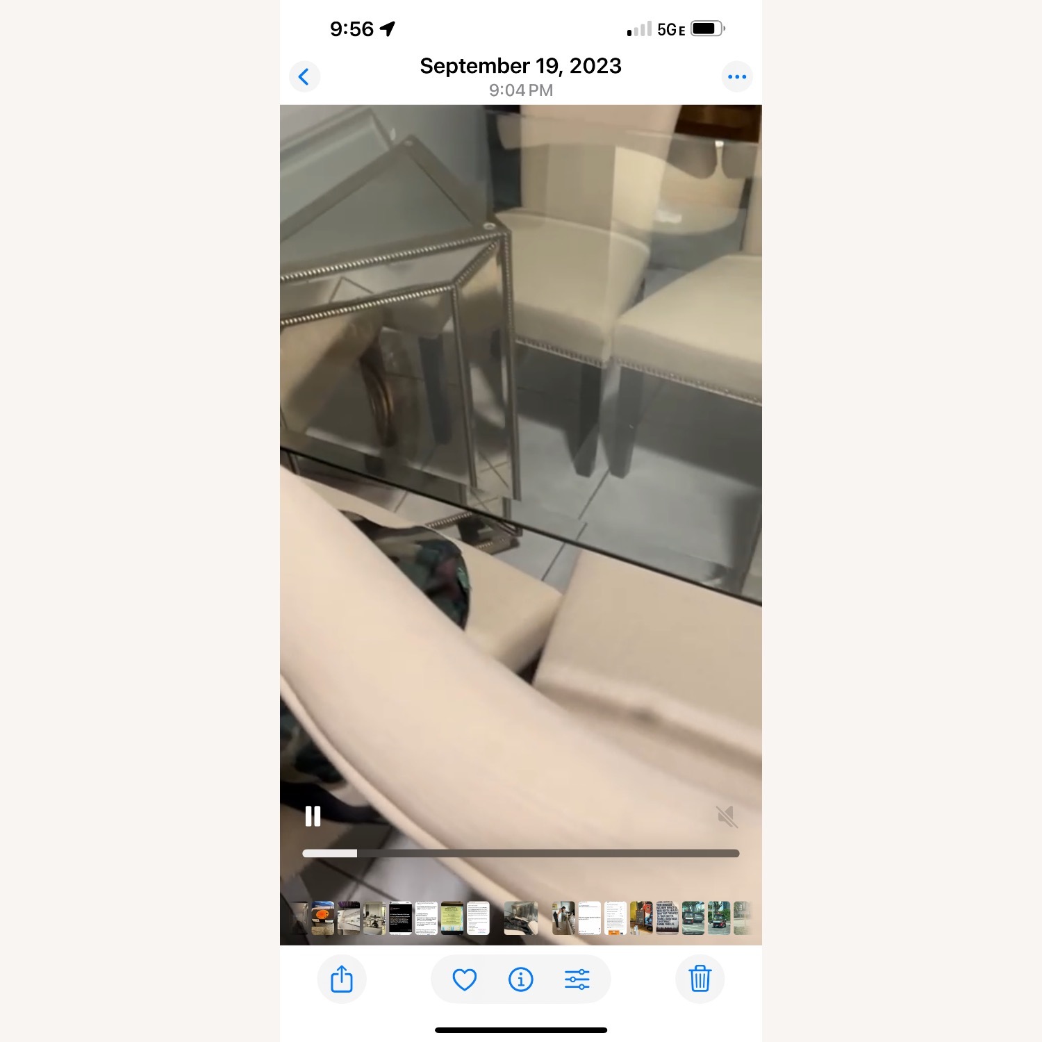 Macy's Sophia Glass Table with 6 Chairs - image-5